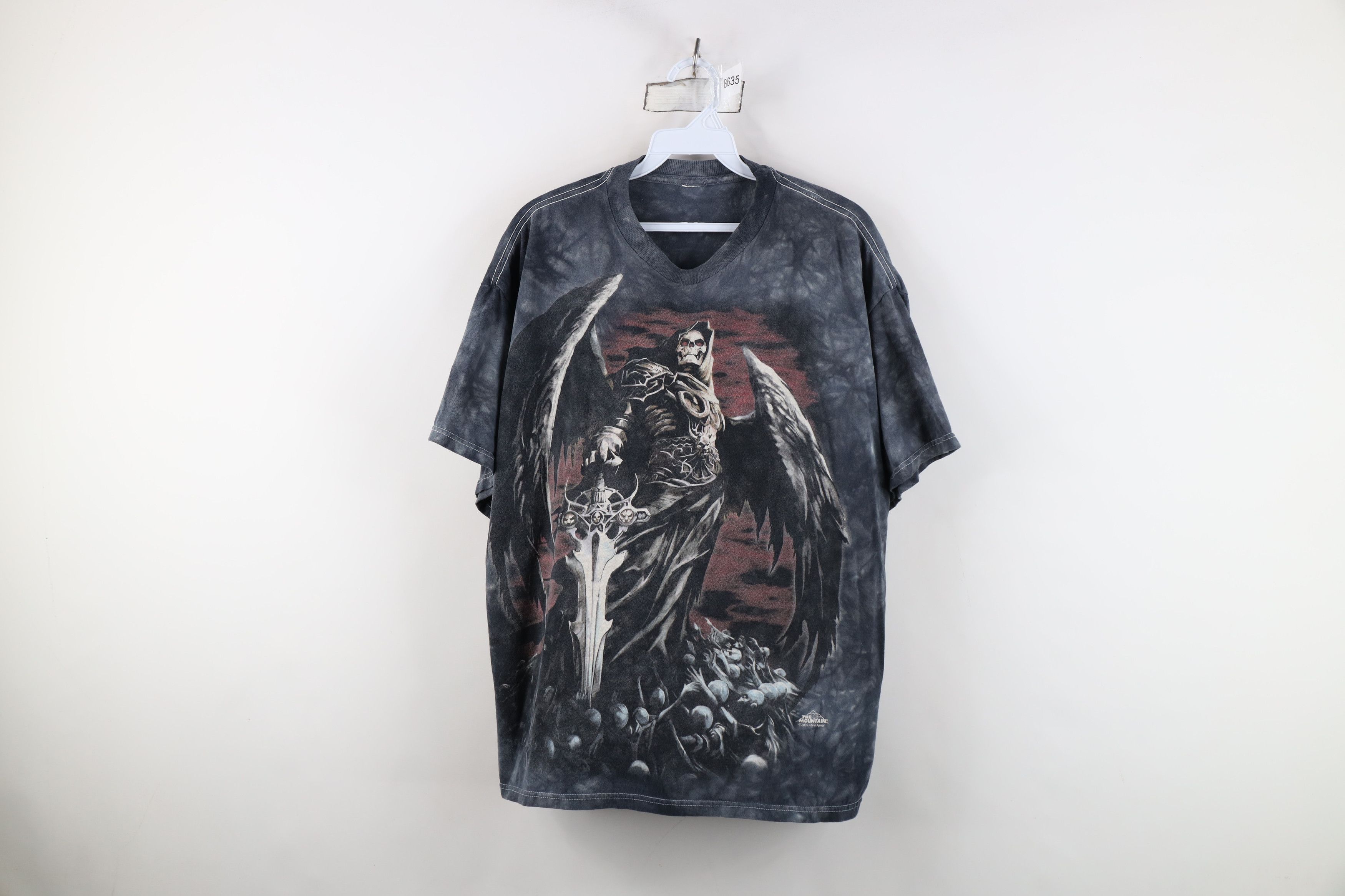 Vintage Vintage Y2K Streetwear Fantasy Grim Reaper Skeleton T-Shirt Size US XL / EU 56 / 4 - 1 Thumbnail