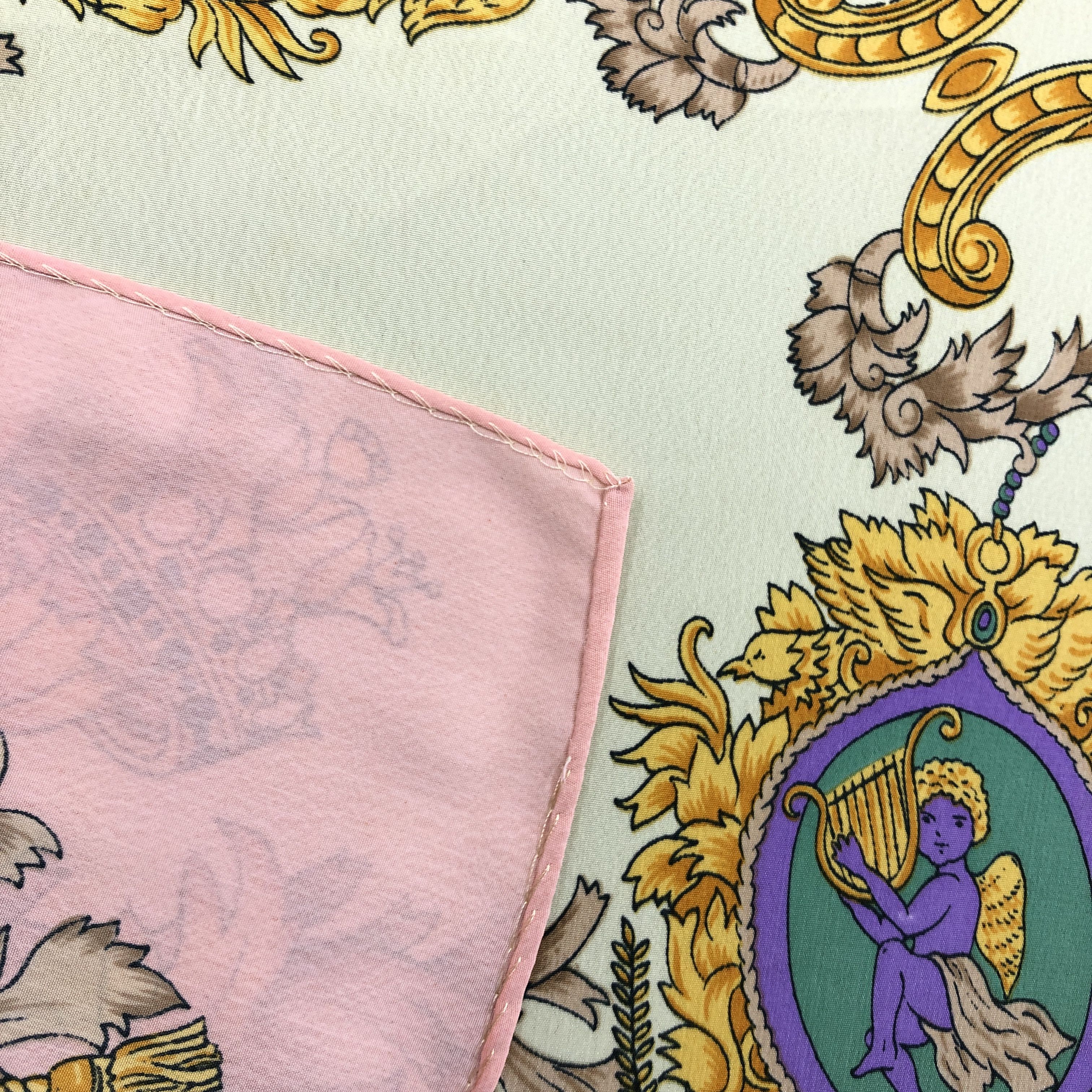 Other Vintage Luxury SILK Scarf Twill Stole Wraps Scarves Size ONE SIZE - 14 Thumbnail