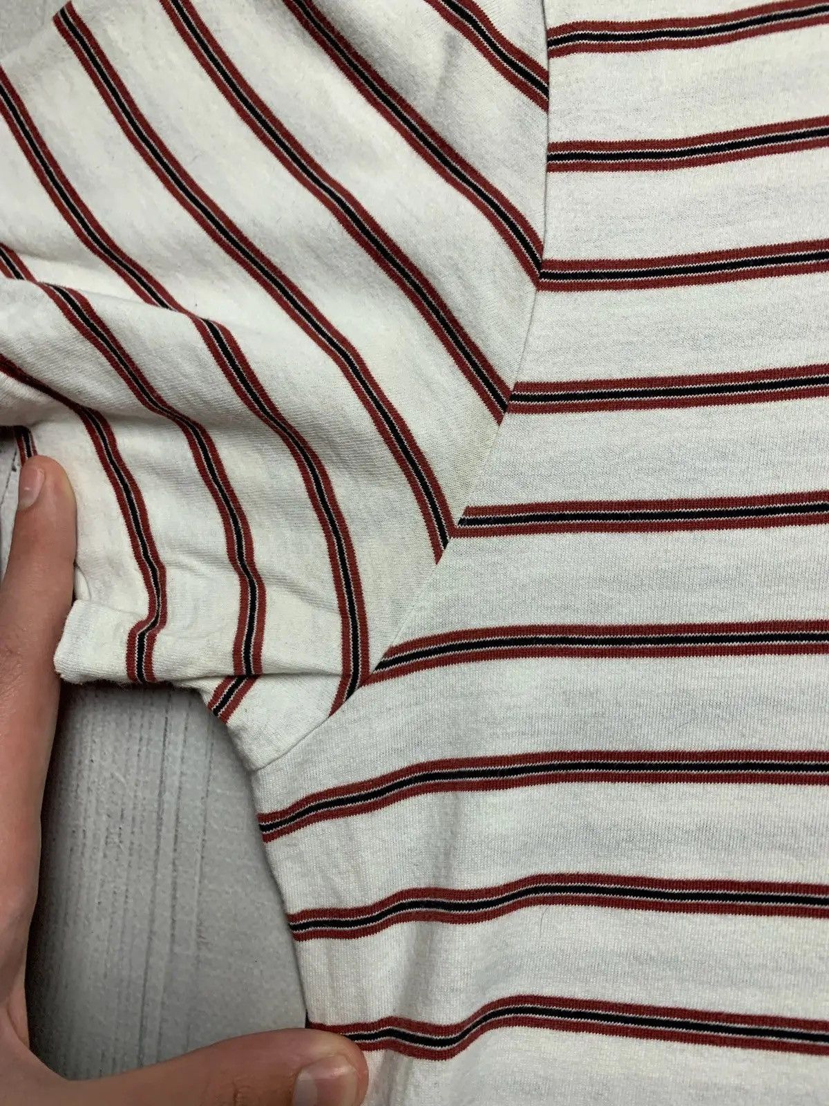 Allsaints Vintage allsaints striped tee logo size M rare Size US M / EU 48-50 / 2 - 5 Thumbnail