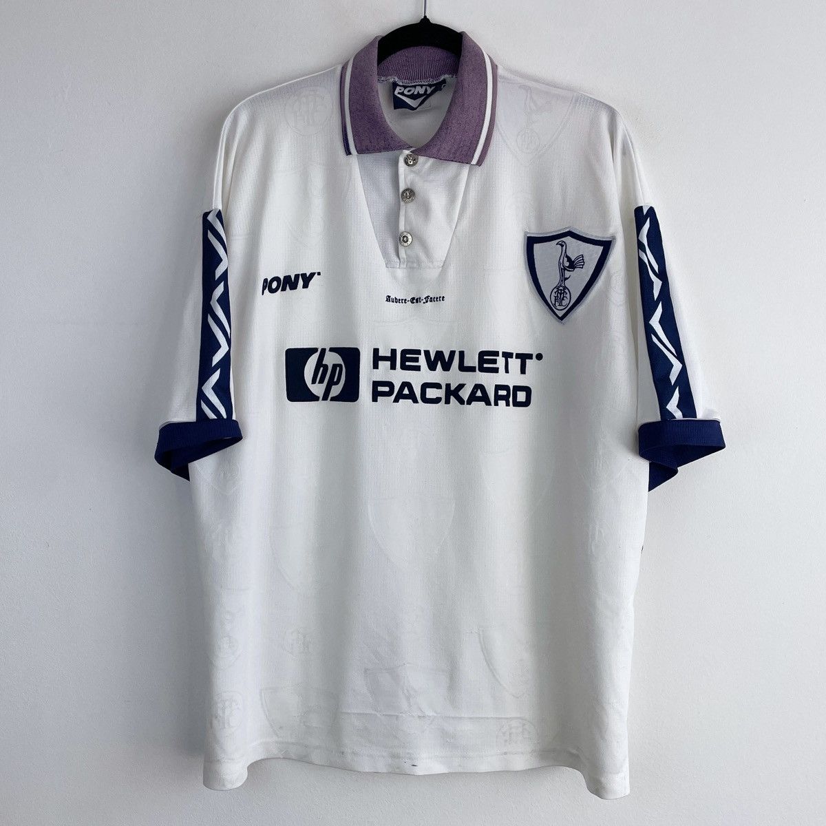 PONY Vintage Tottenham Home Pony Jersey Rare 1995-1997 size XL Size US XL / EU 56 / 4 - 1 Thumbnail