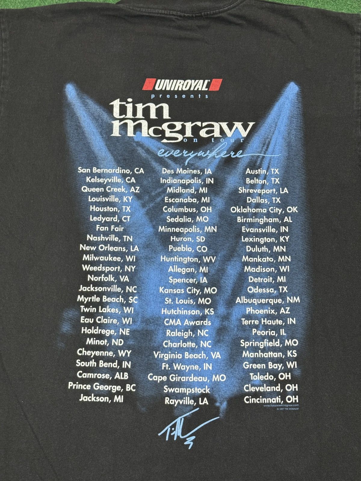 Band Tees Vtg 90s Tim Mcgraw Everywhere Country Tour Concert T Shirt Size US L / EU 52-54 / 3 - 5 Thumbnail