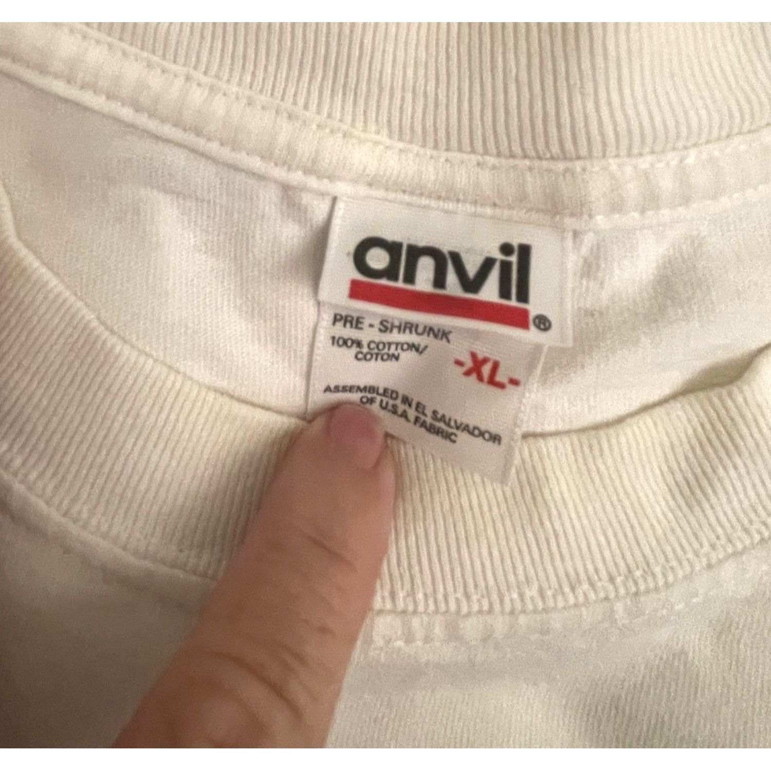 Anvil Vintage Kurt Cobain x Nirvana 2003 Jagstang Left-Handed Guit Size US XL / EU 56 / 4 - 12 Thumbnail