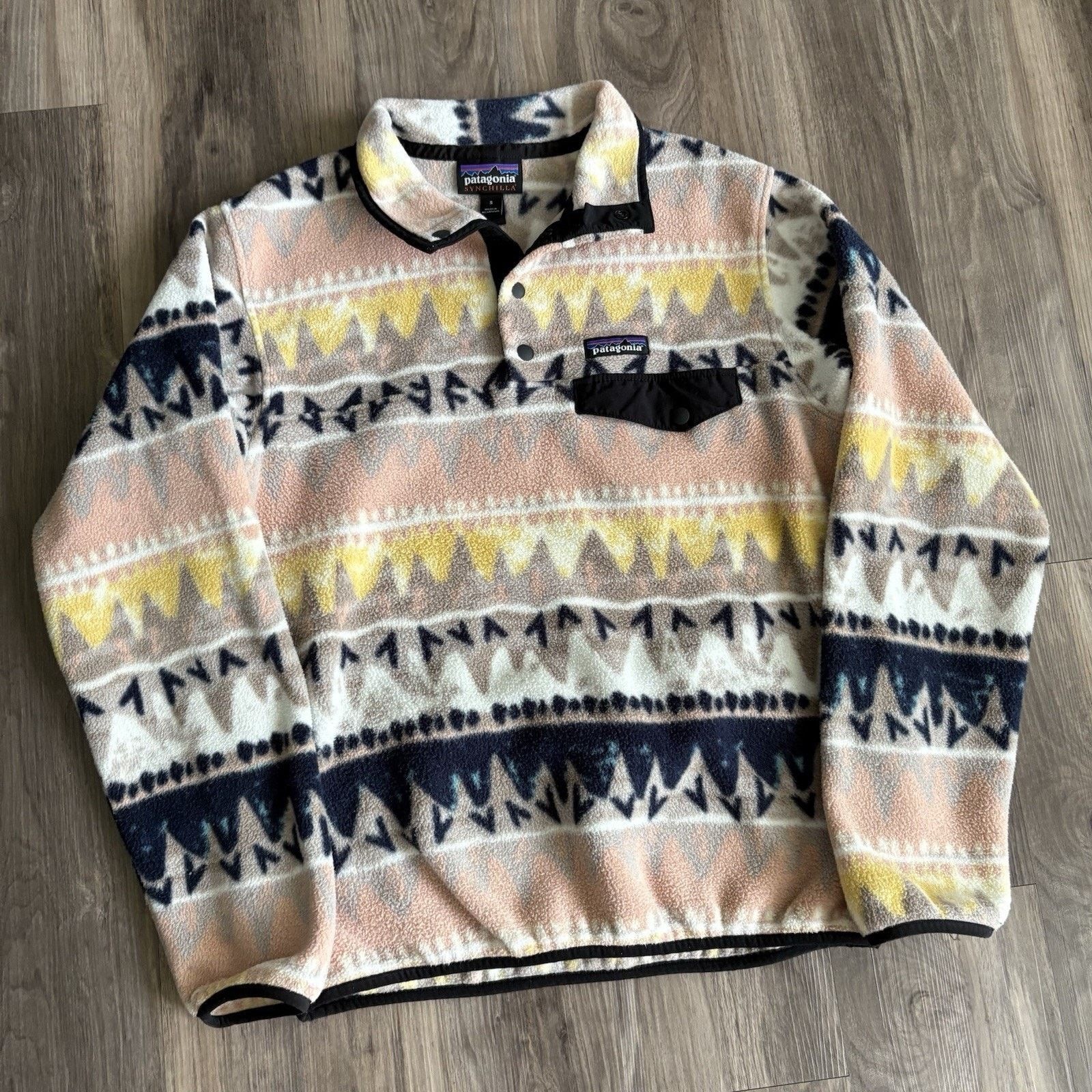 Patagonia Synchilla Fleece Snap-T Pullover Womens Size S