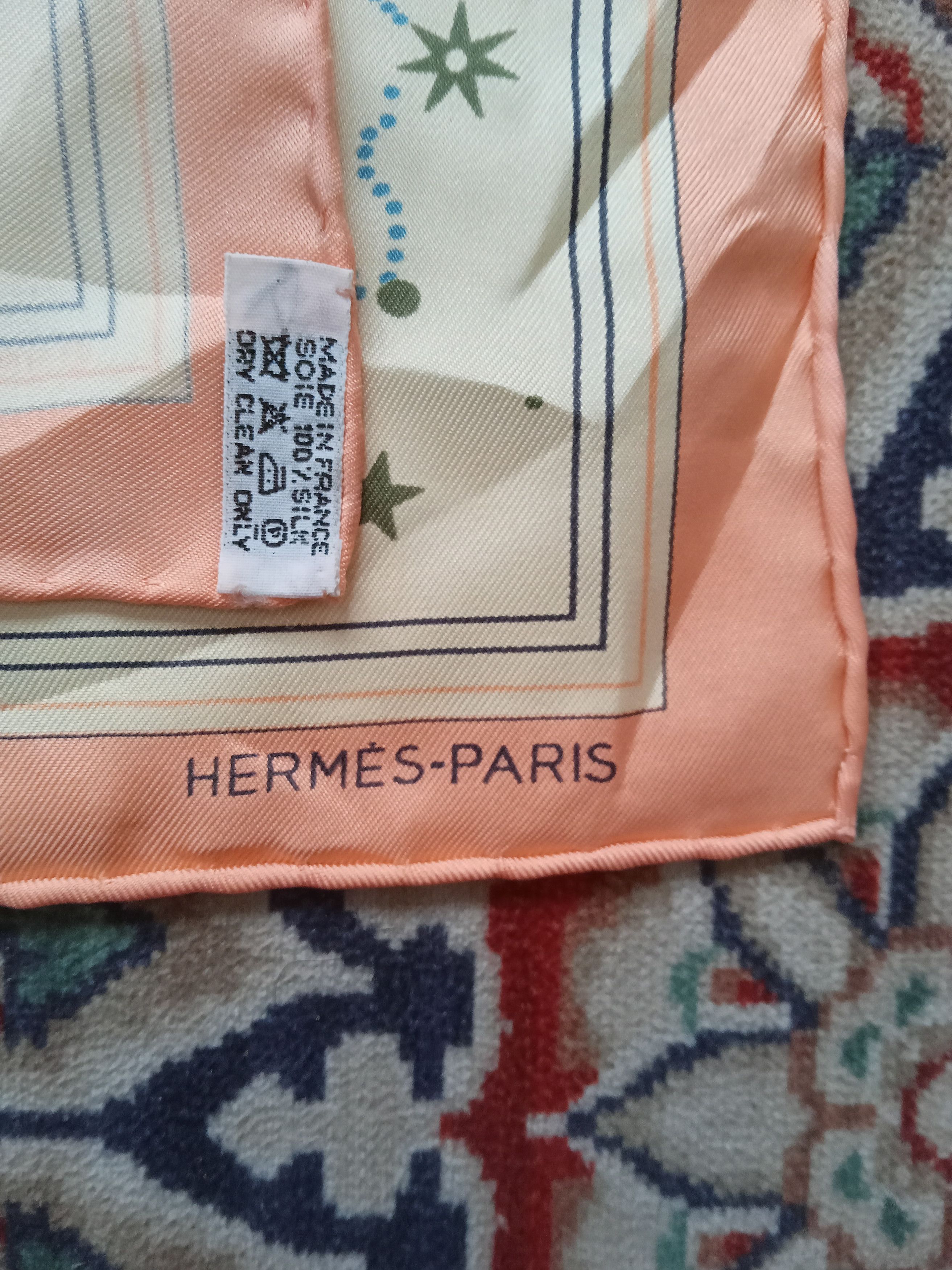 Hermes Vintage Hermes - Paris Small Silk Scarf Size ONE SIZE - 2 Thumbnail