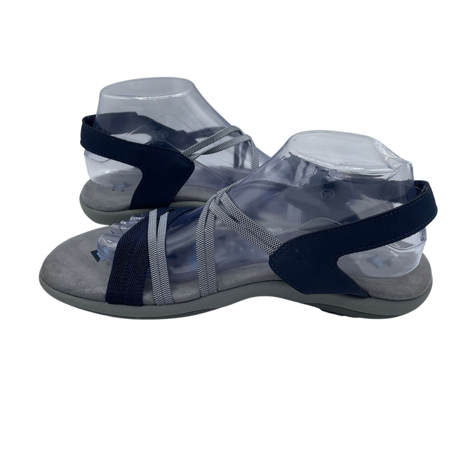 SKECHERS Skechers Reggae Slim Takes Two Strappy Sandals Blue Women 10 Size US 10 / IT 40 - 6 Thumbnail