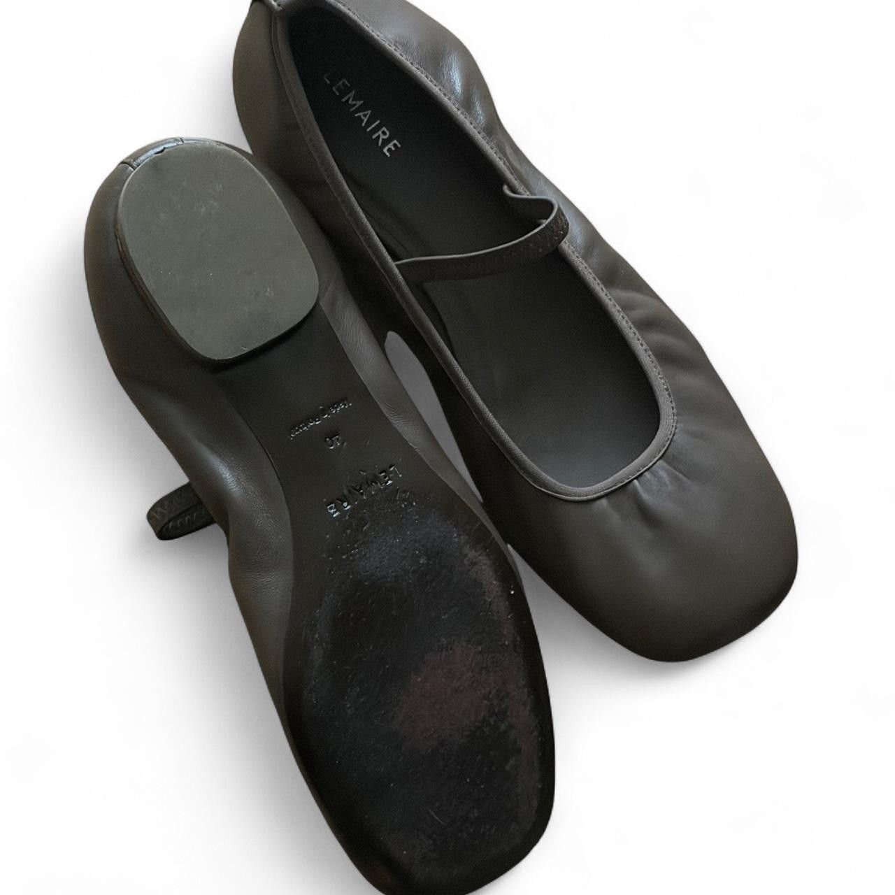 Lemaire LEMAIRE square-toe leather mary jane shoes Size US 9 / IT 39 - 2 Thumbnail