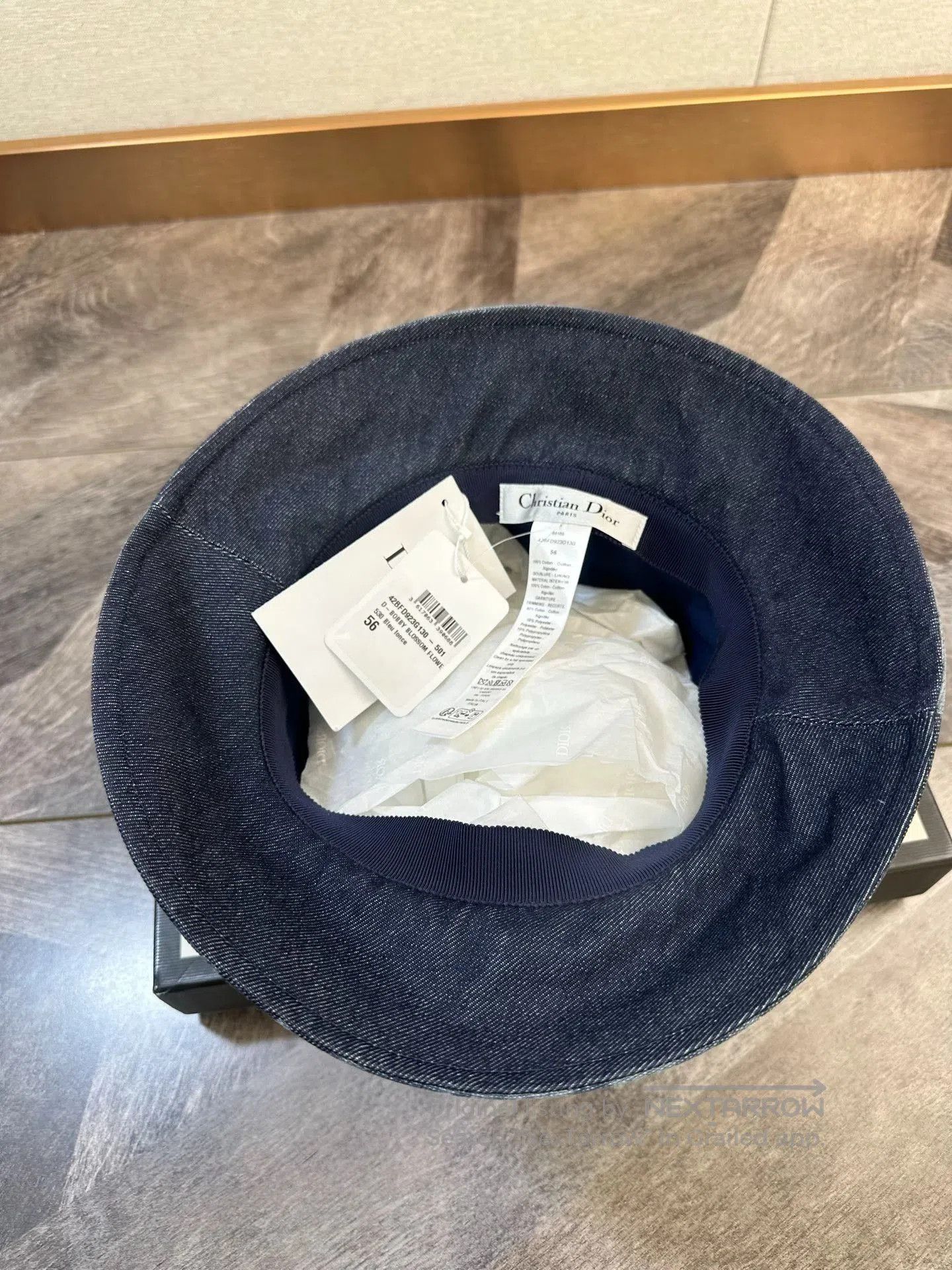 Dior Dior Classic Denim Bucket Hat. Size ONE SIZE - 8 Thumbnail