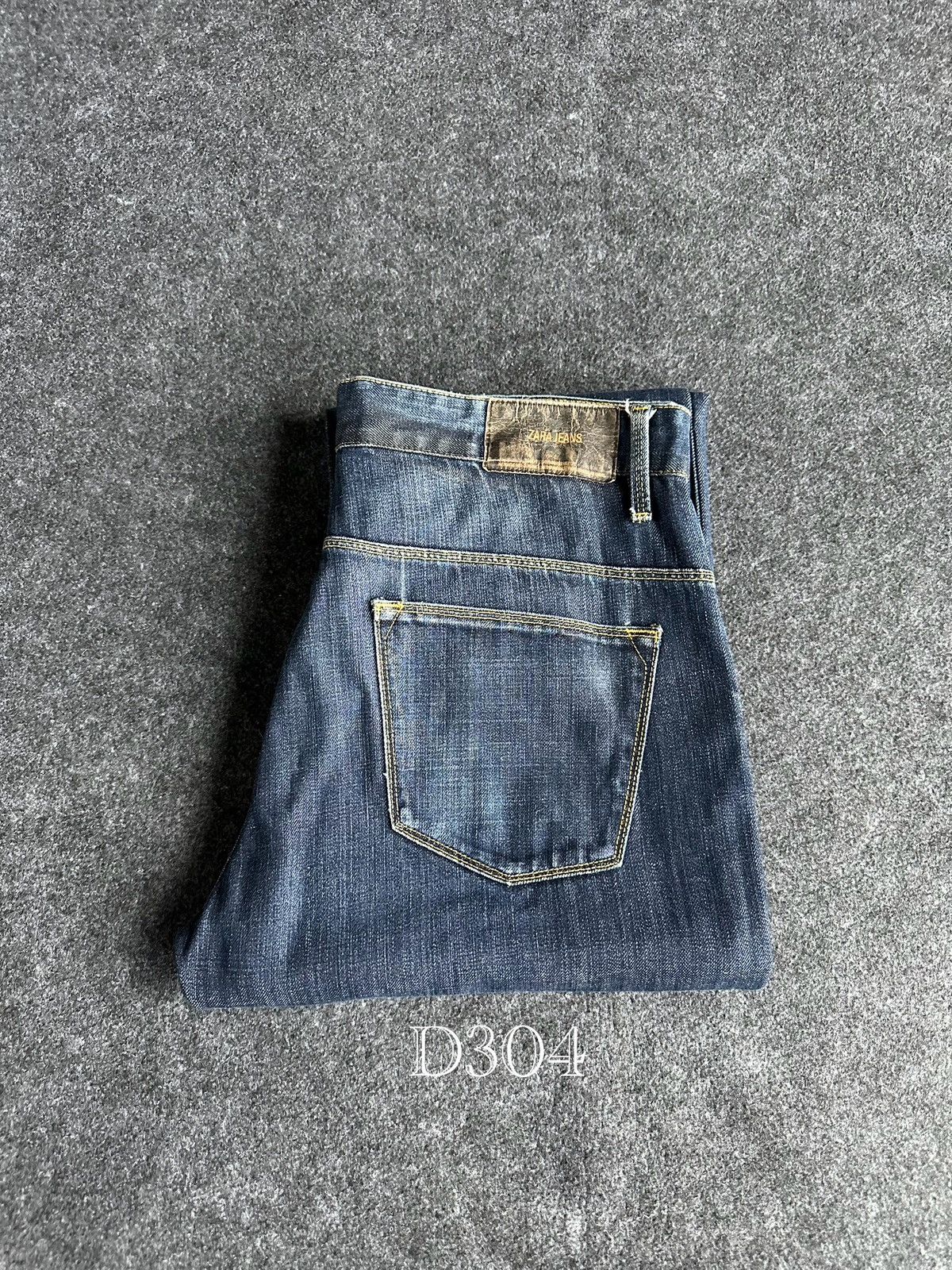 Zara Zara Low Waist Washed Blue Denim D304 Size US 34 / EU 50 - 16 Thumbnail