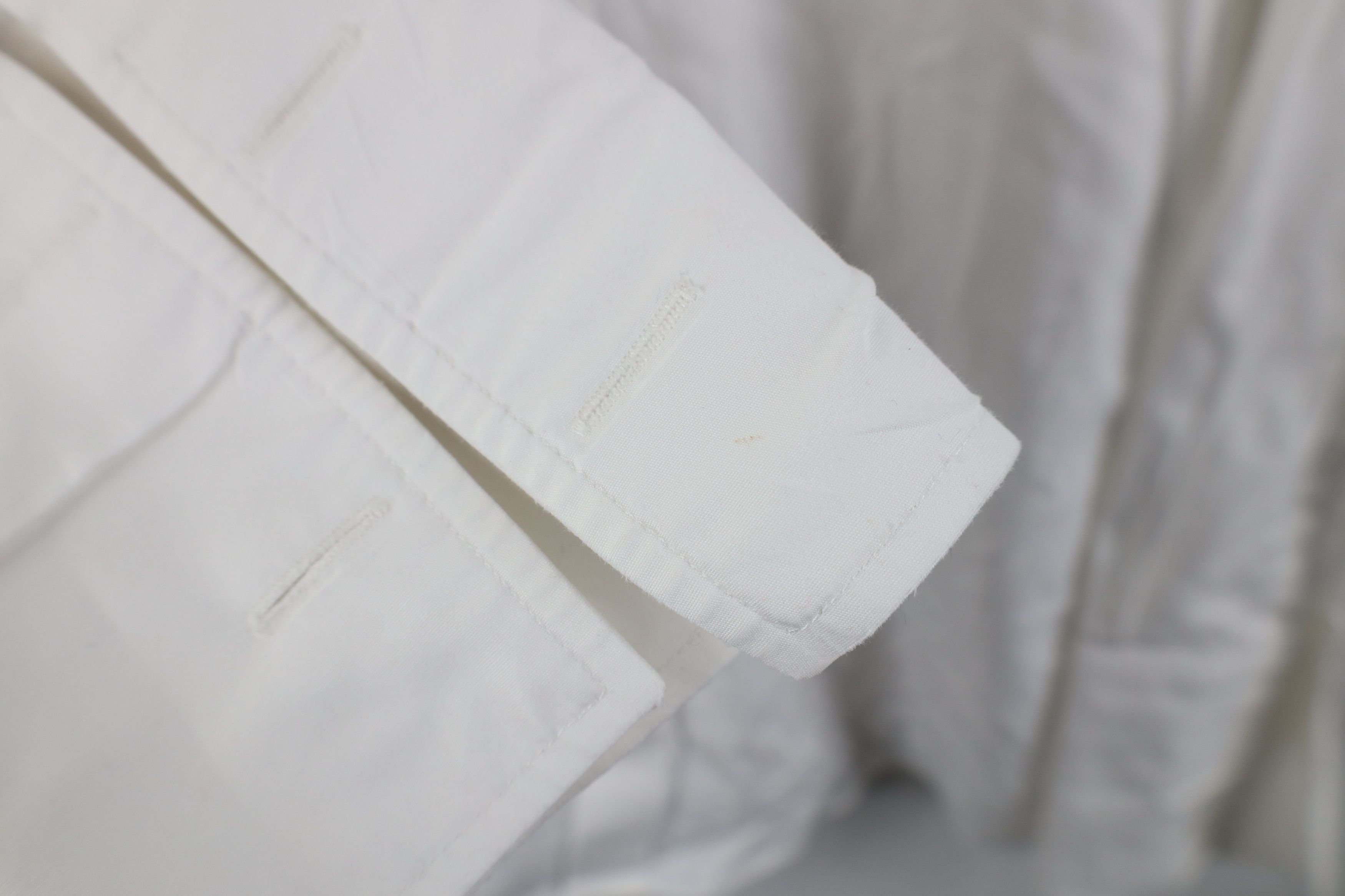 Brooks Brothers Vintage 90s Brooks Brothers Cuff Collared Dress Shirt White Size US M / EU 48-50 / 2 - 7 Thumbnail