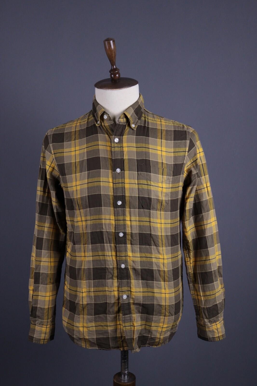 Edwin EDWIN Standart Brown Check Flannel Long Sleeve Shirt Size M Size US M / EU 48-50 / 2 - 1 Thumbnail