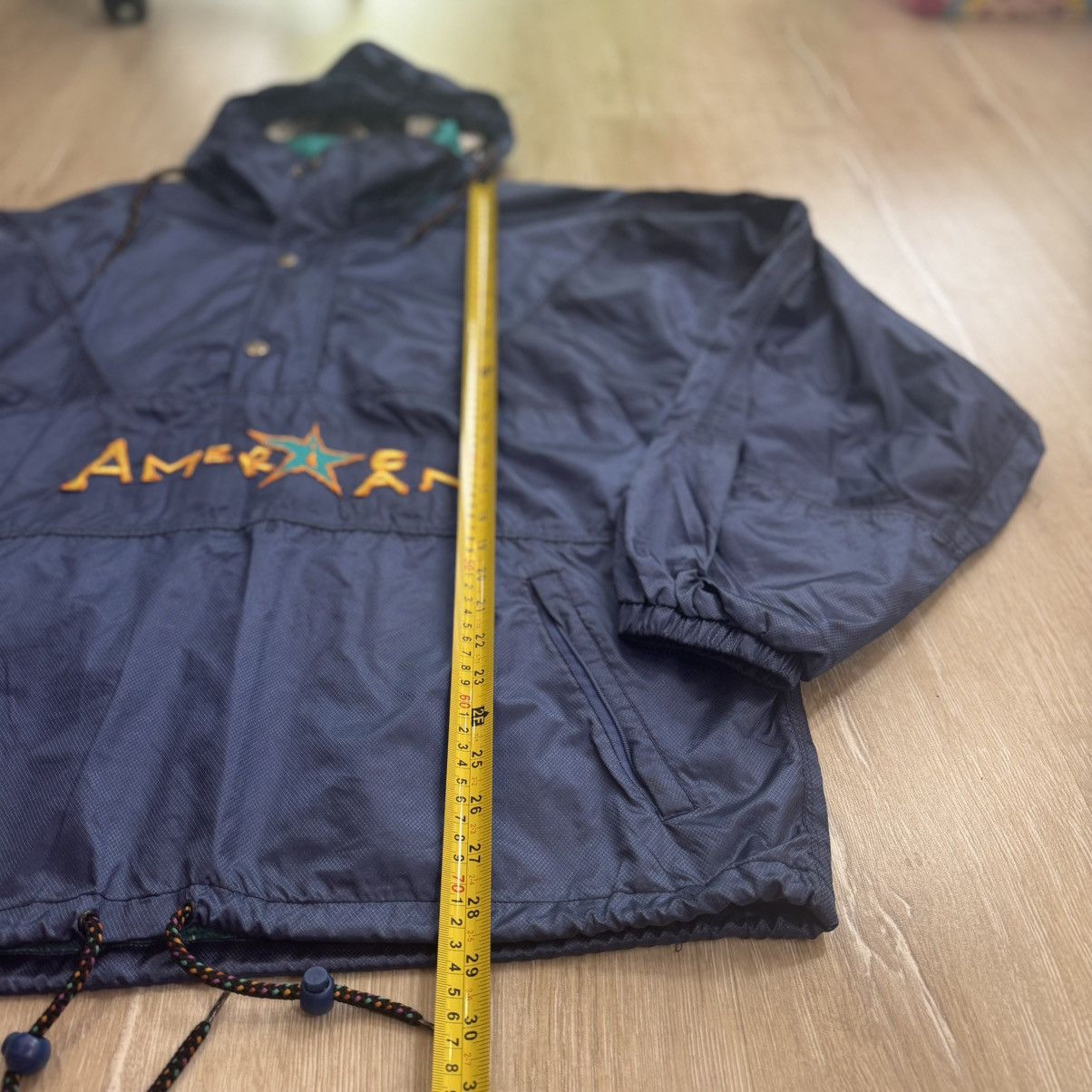 Vintage Vintage Team American 1/2 Zip Pullover Windbreaker Hooded Size US M / EU 48-50 / 2 - 9 Thumbnail