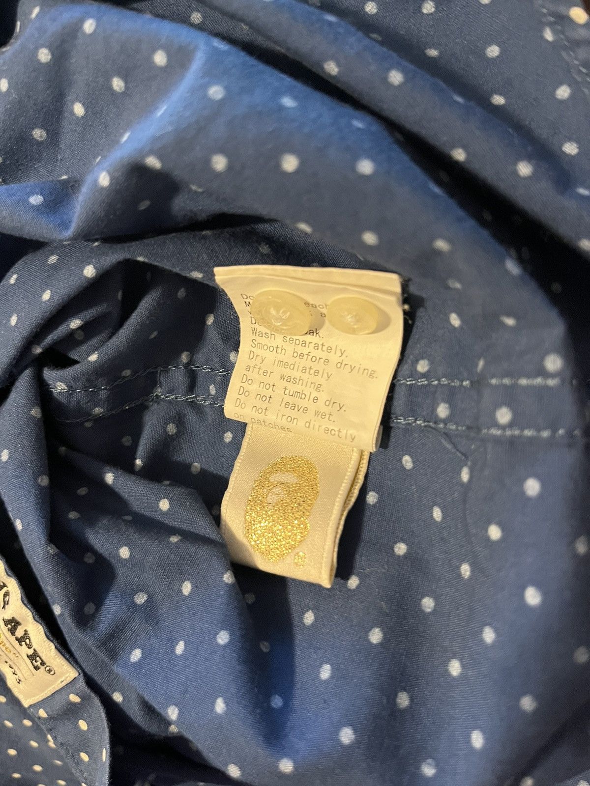 Bape Dot Button Up S/S Shirt Size US M / EU 48-50 / 2 - 6 Thumbnail
