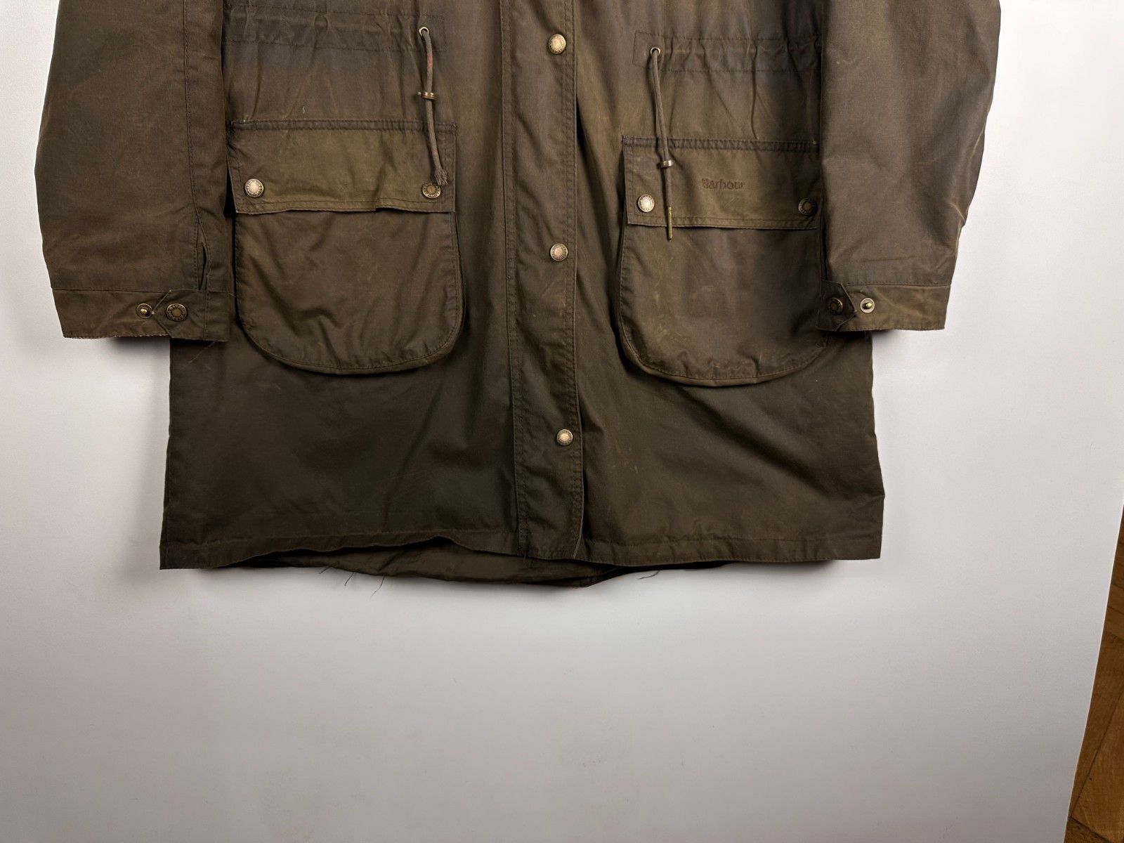 Barbour Ladies Barbour Mull Wax Hooded Green Waxed Jacket SizeUS 10 Size L / US 10 / IT 46 - 4 Thumbnail