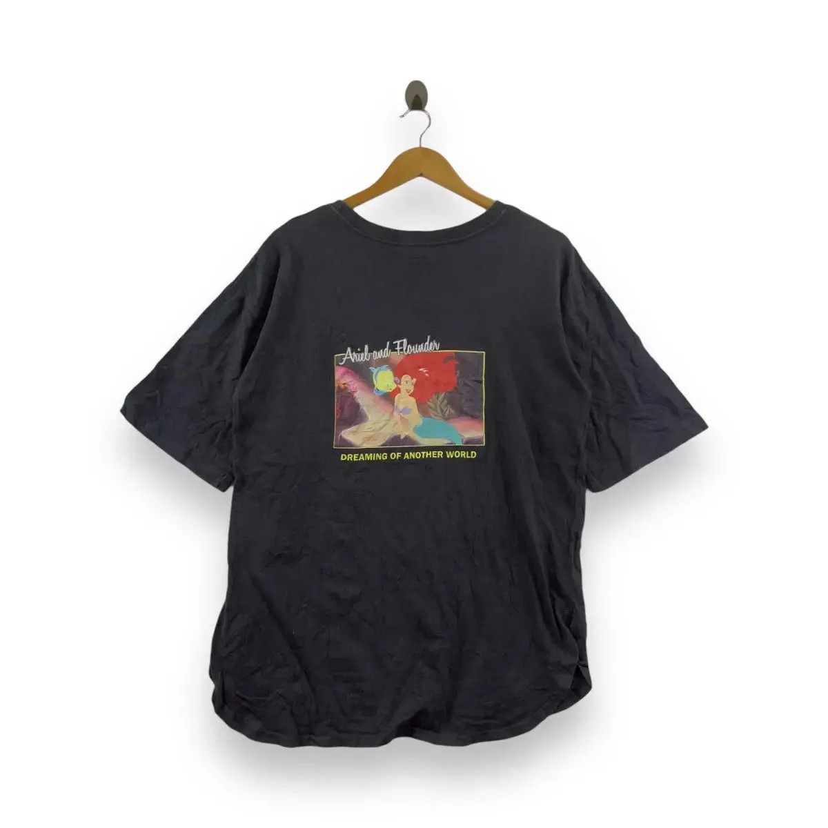 Disney DISNEY THE LITTLE MERMAID Ariel Flounder Magic Cartoon Tee Size L / US 10 / IT 46 - 1 Thumbnail