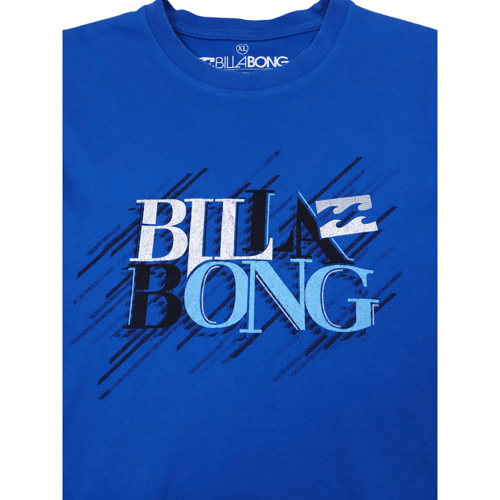 Billabong × Vintage 💎Rare Streetwear 90s 00s y2k Blue T-shirt Logo Spell out XL Size US XL / EU 56 / 4 - 3 Thumbnail