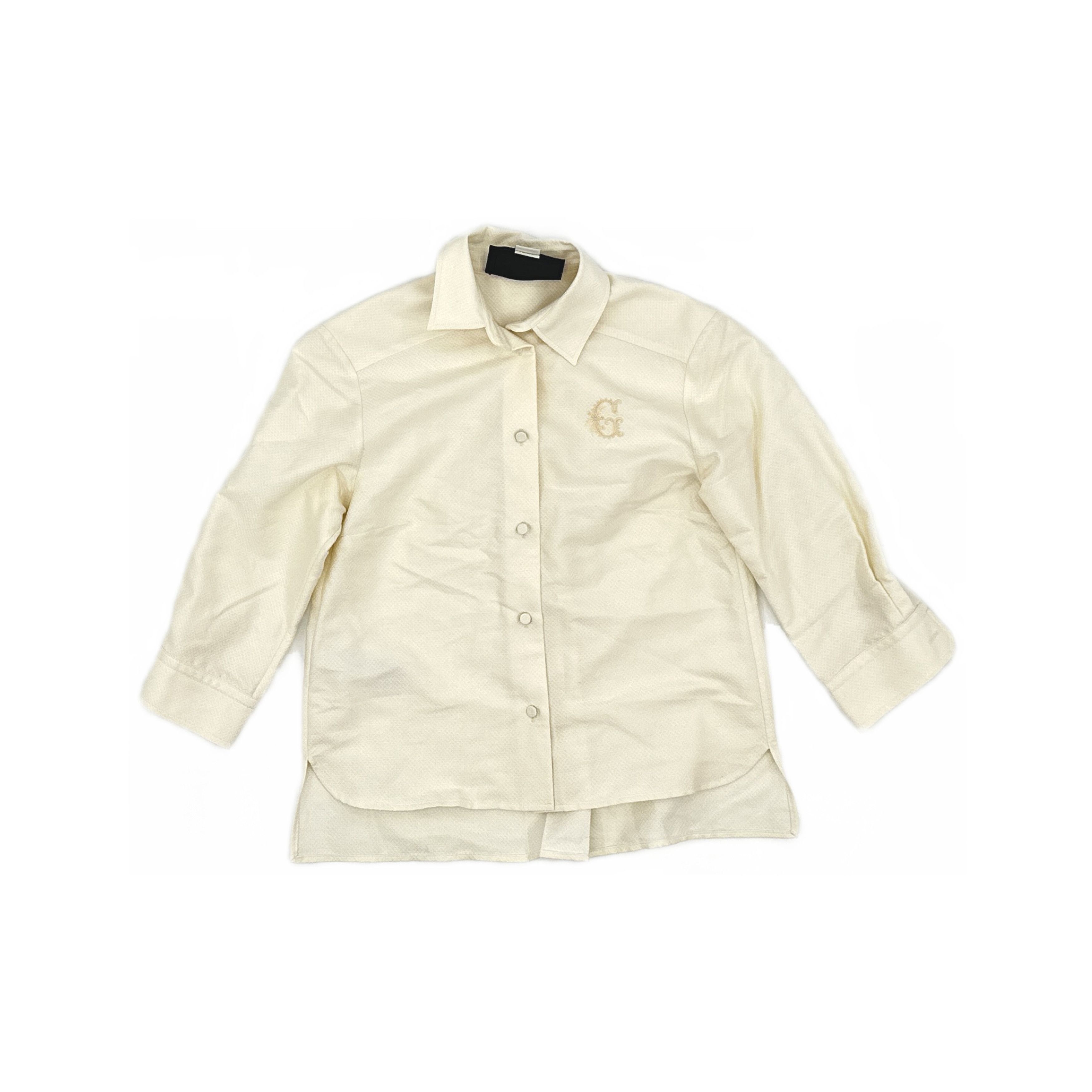 Gucci Gucci G Logo Cotton Button Up Shirt Size 36 Size XS / US 0-2 / IT 36-38 - 1 Thumbnail