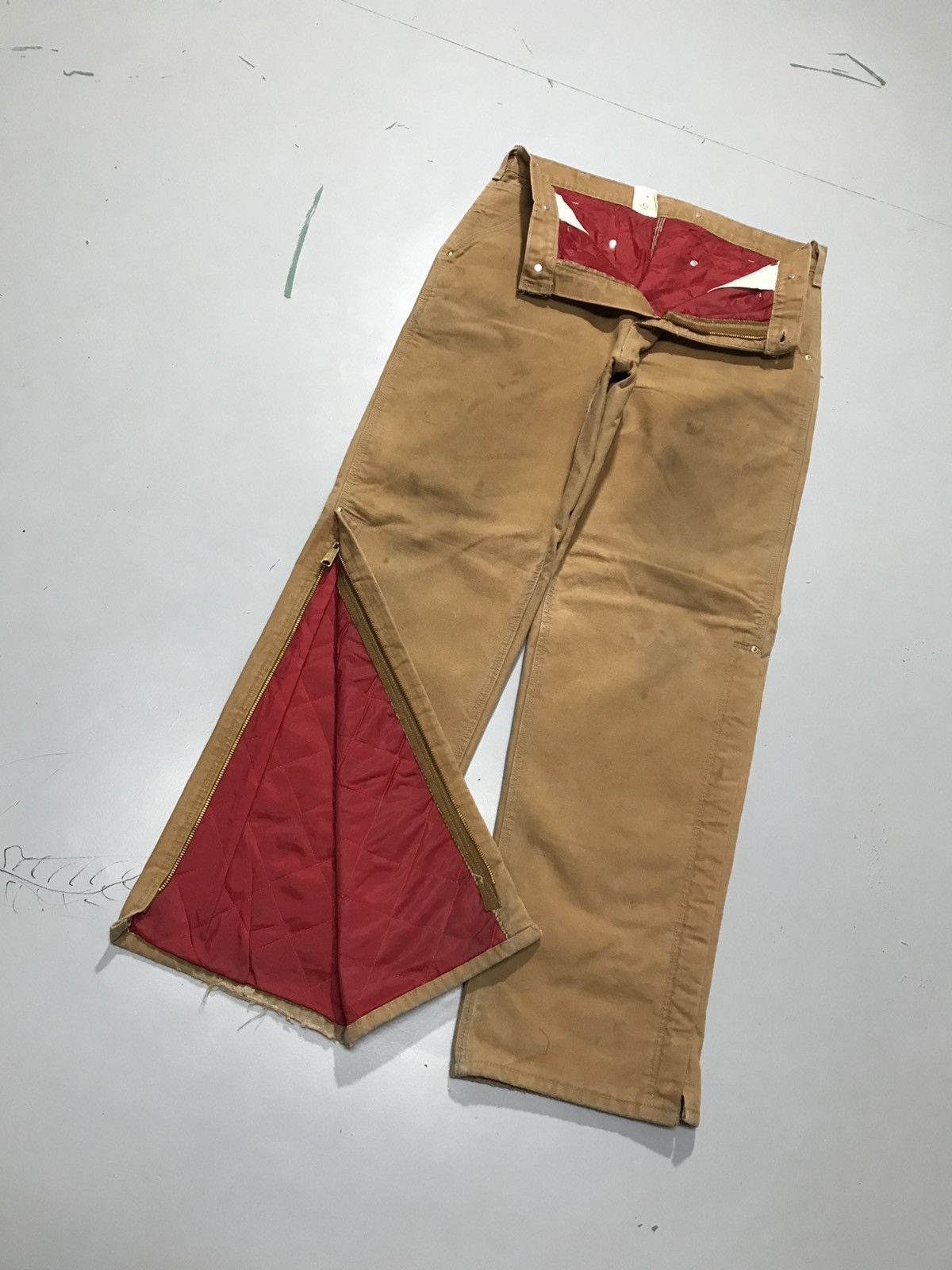 Carhartt Vintage carhartt B10 BRN quintet line workwear Size US 34 / EU 50 - 3 Thumbnail