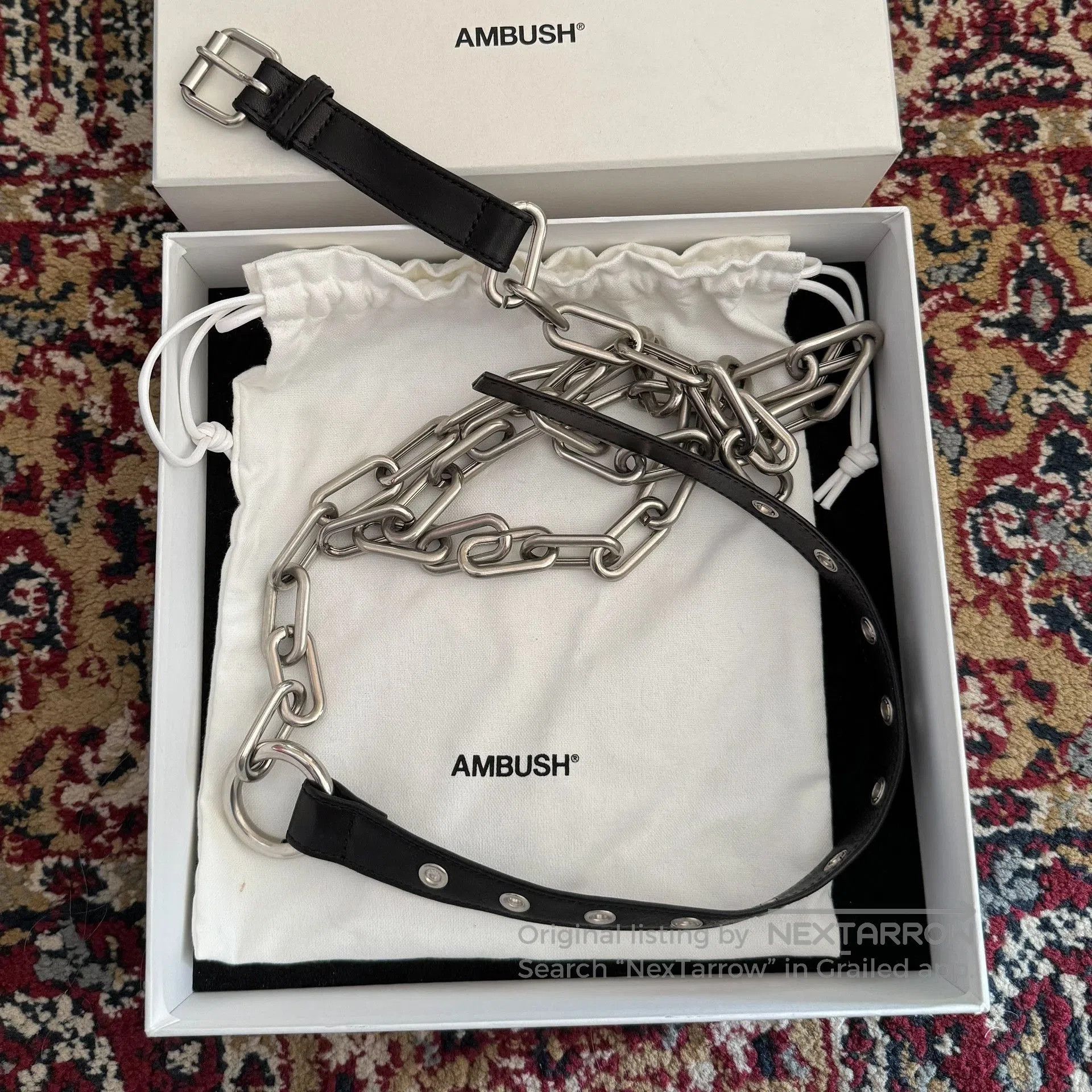 Ambush Design AMBUSH Silver Chain Belt. Size ONE SIZE - 1 Thumbnail