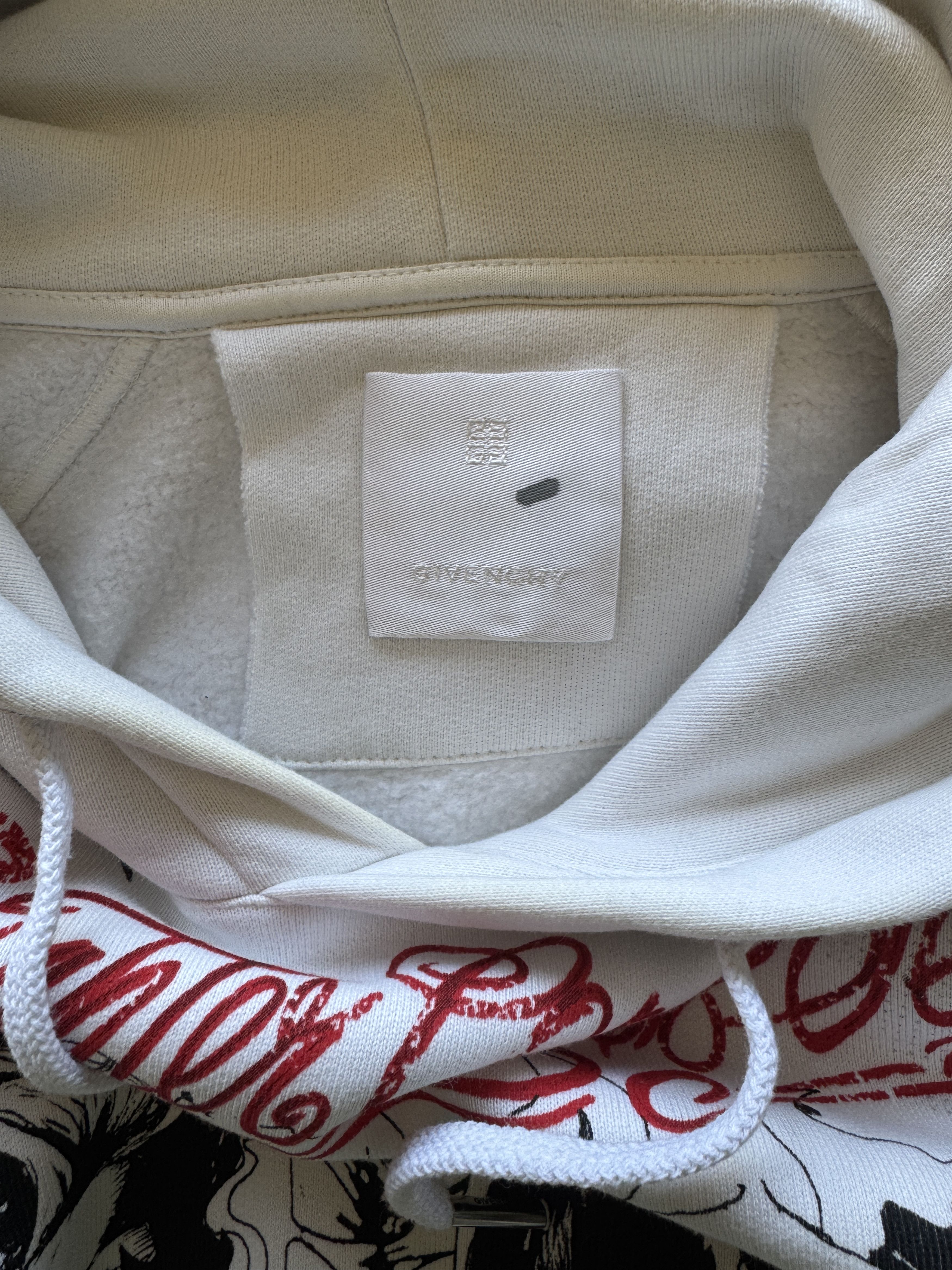 Givenchy Givenchy All Over Graphic Hoodie – White Size US S / EU 44-46 / 1 - 15 Thumbnail