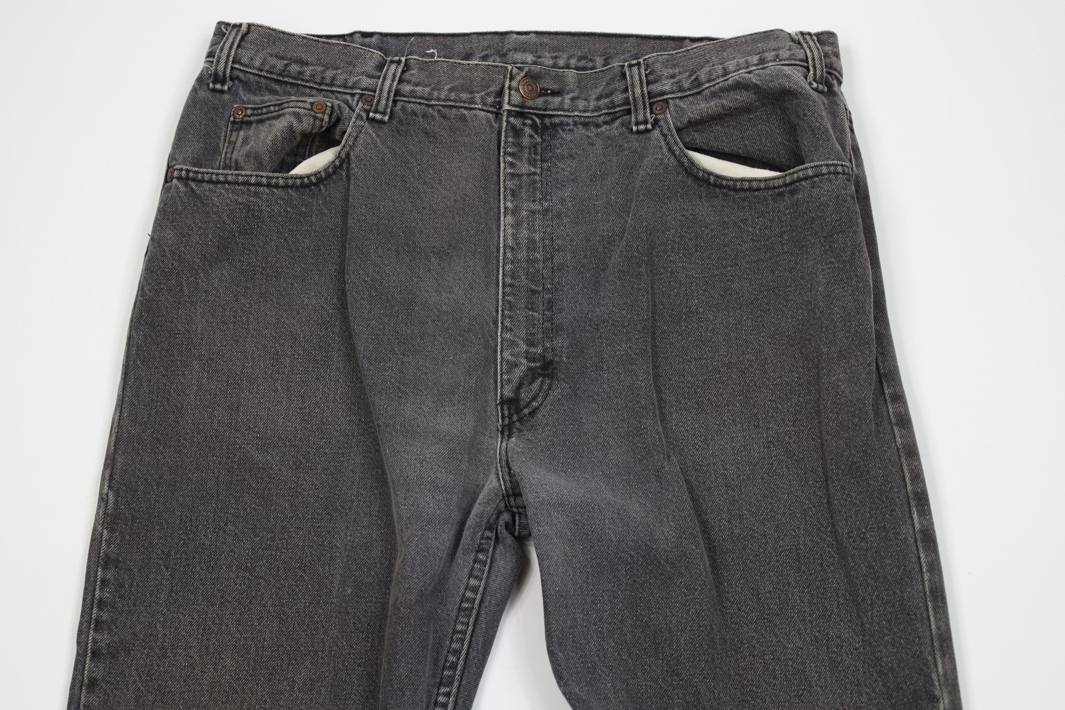 Gap Vintage 90s Gap Relaxed Fit Baggy Denim Jeans Black USA Size US 38 / EU 54 - 2 Thumbnail