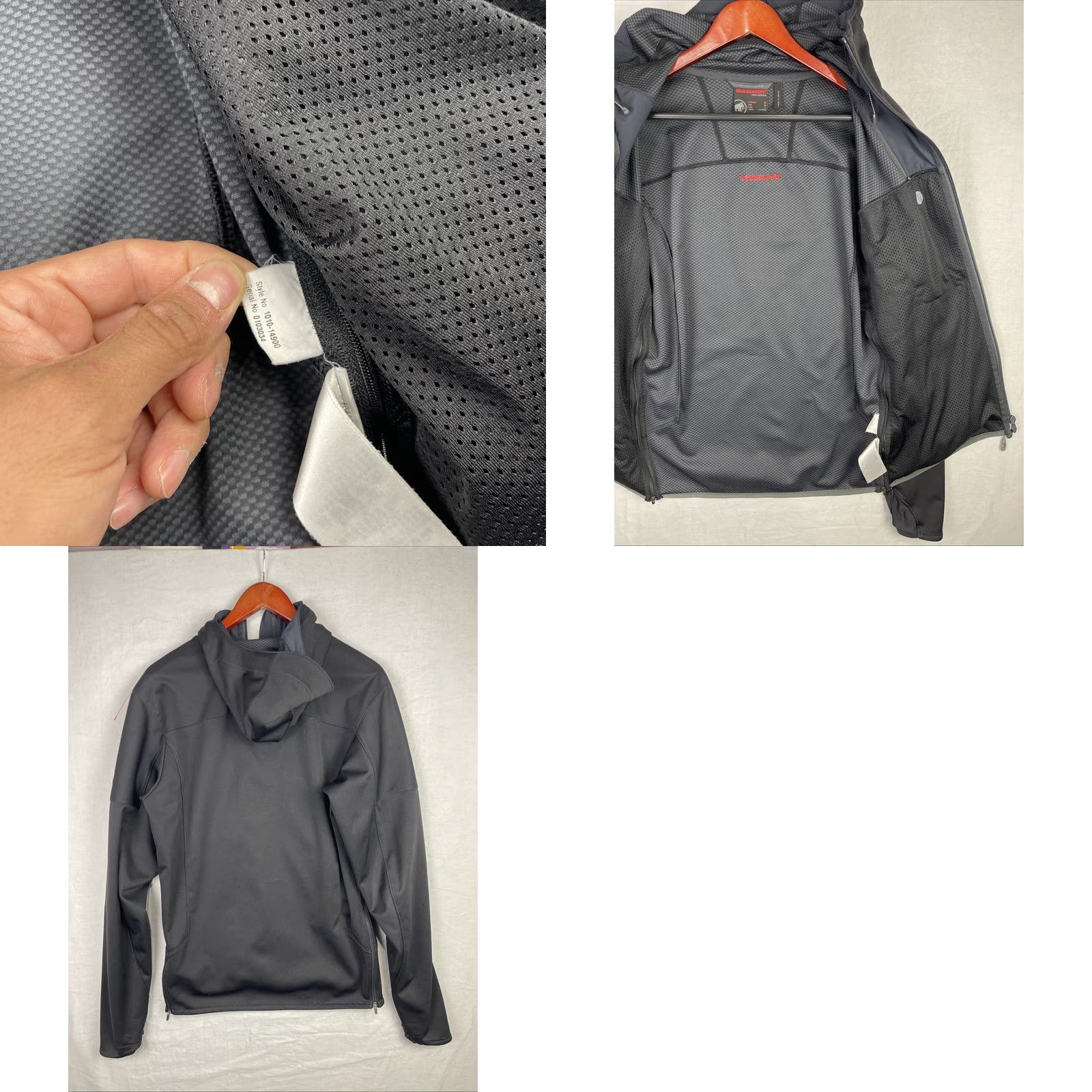 Mammut Mammut Jacket Womens Medium Black Ultimate Hoody Windstopper Full Zip Outdoor Size M / US 6-8 / IT 42-44 - 10 Thumbnail