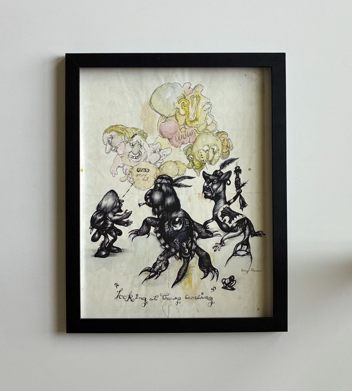Chrome Hearts Chrome Hearts rare artwork Poster framed 9x11 Size ONE SIZE - 1 Thumbnail