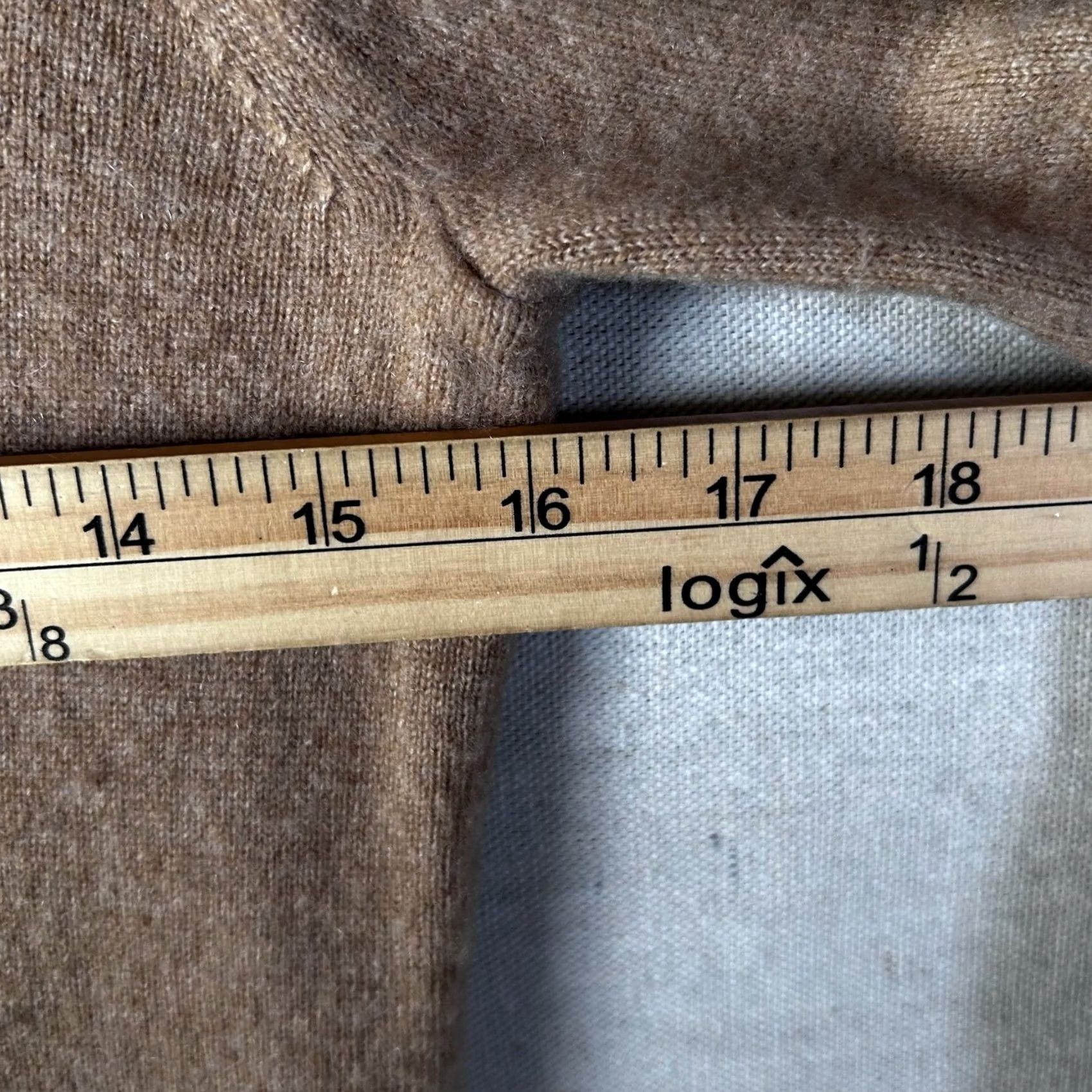 Vintage J. Crew Collection Cashmere Sweater XS Camel Tan Crewneck Long Sleeve 100% Size XS / US 0-2 / IT 36-38 - 5 Thumbnail