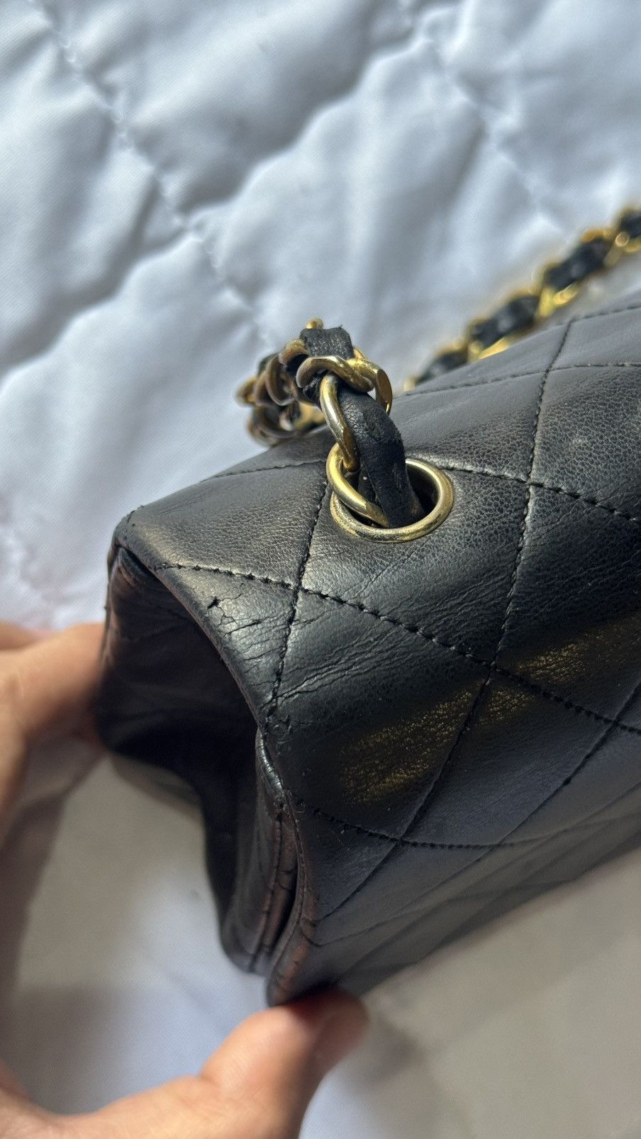 Chanel Chanel Matelasse Shoulder Bag Black Leather Size ONE SIZE - 8 Thumbnail