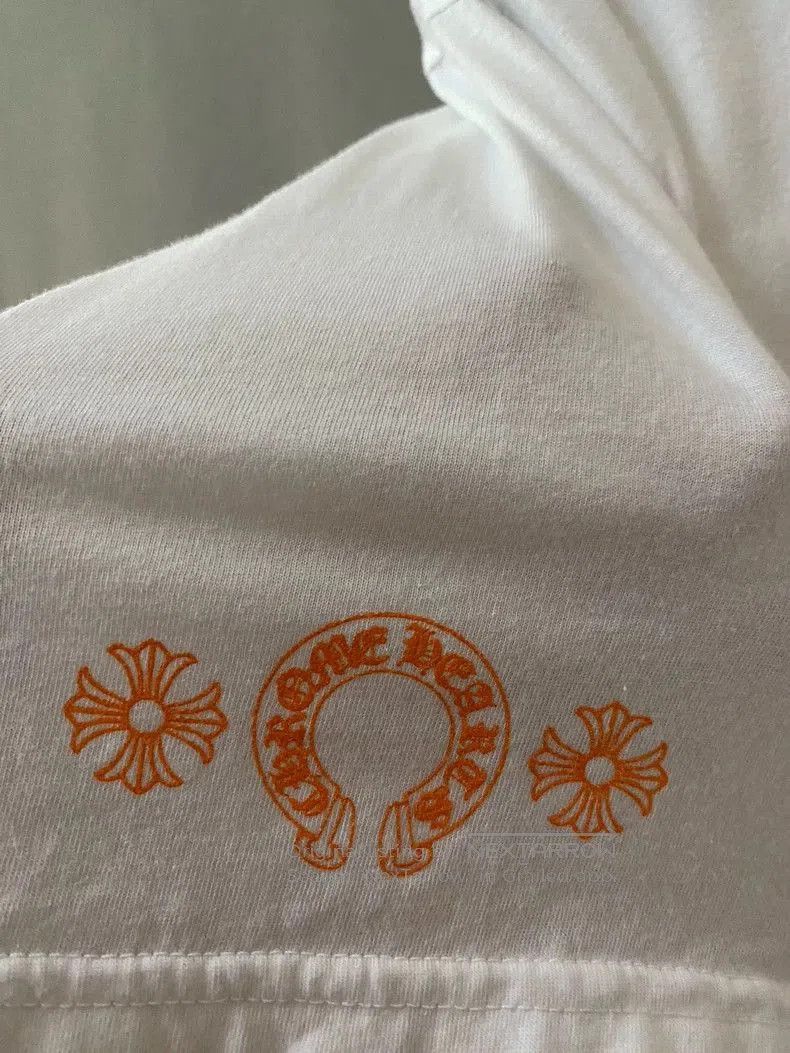 Chrome Hearts Chrome Hearts Orange Short Sleeve T-Shirt. Size US M / EU 48-50 / 2 - 3 Thumbnail