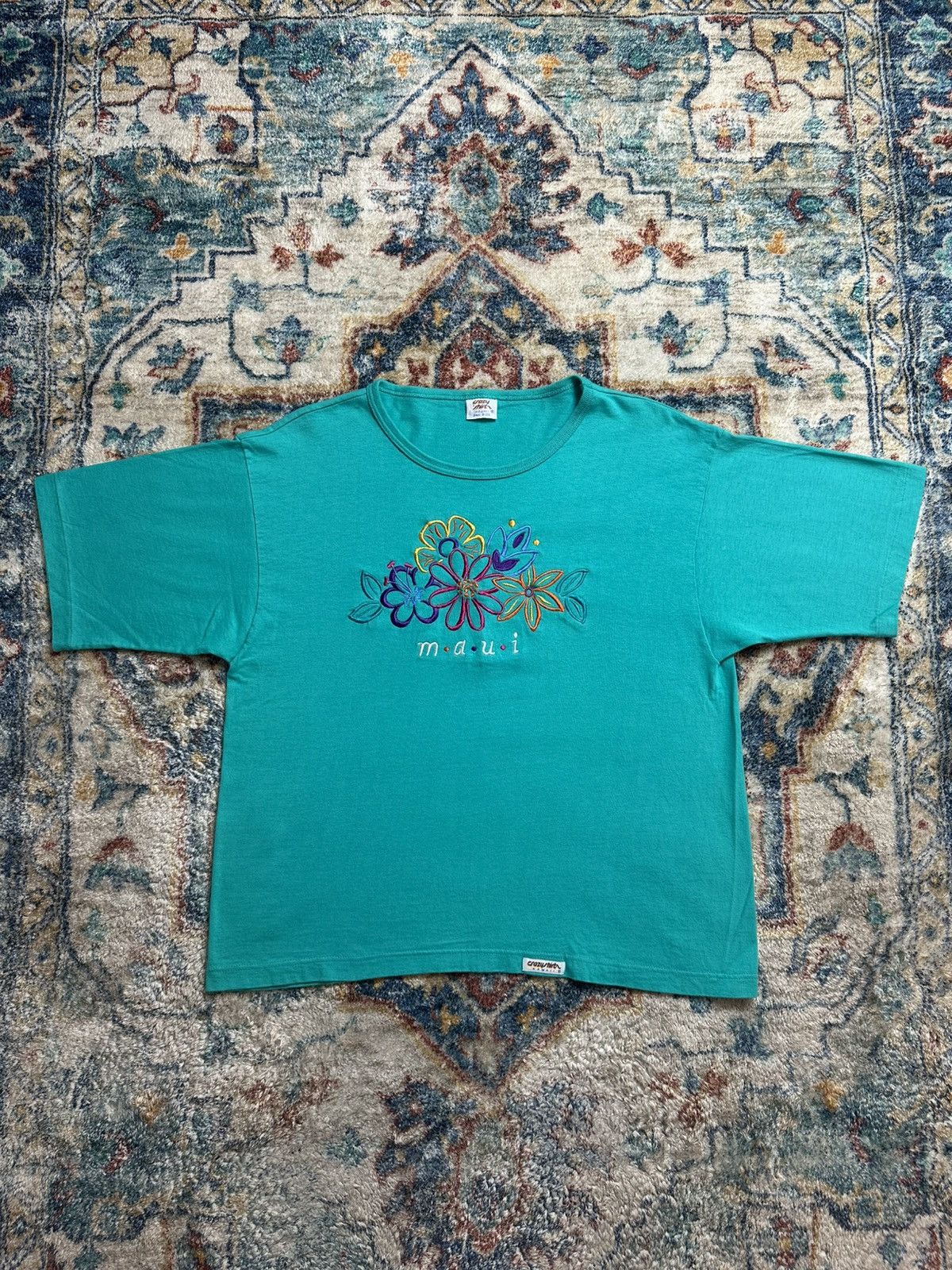 Vintage Vintage Crazy Shirts Maui Floral T-shirt Large Size US L / EU 52-54 / 3 - 1 Thumbnail
