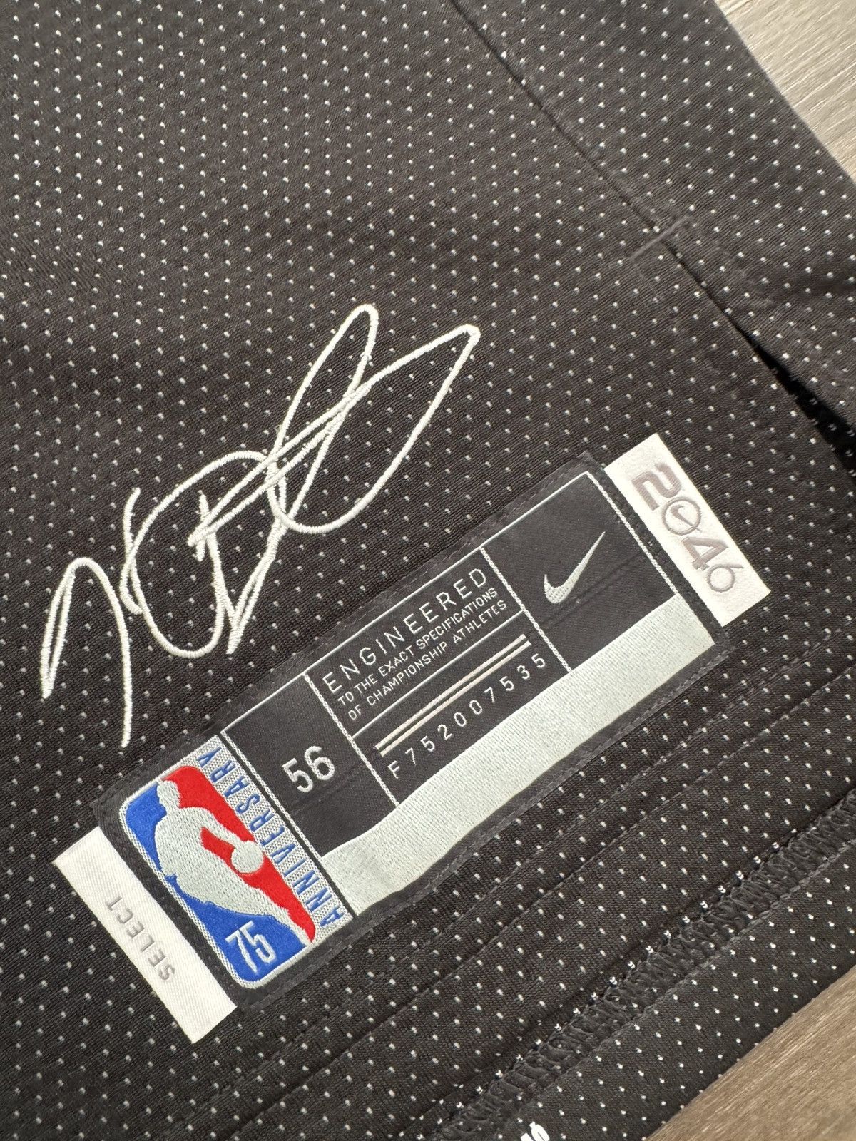 Nike Brooklyn Nets Kevin Durant #7 NBA MVP Stitched Jersey Size US XXL / EU 58 / 5 - 2 Thumbnail