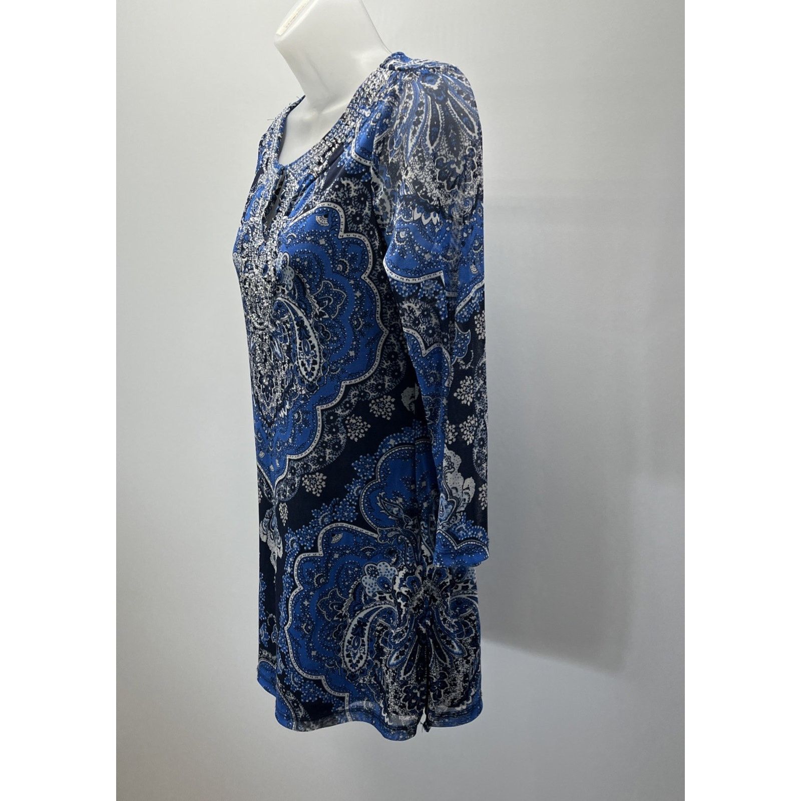 Other Inc International S Blouse Artsy Bohemian Romantic Paisley Size S / US 4 / IT 40 - 3 Thumbnail
