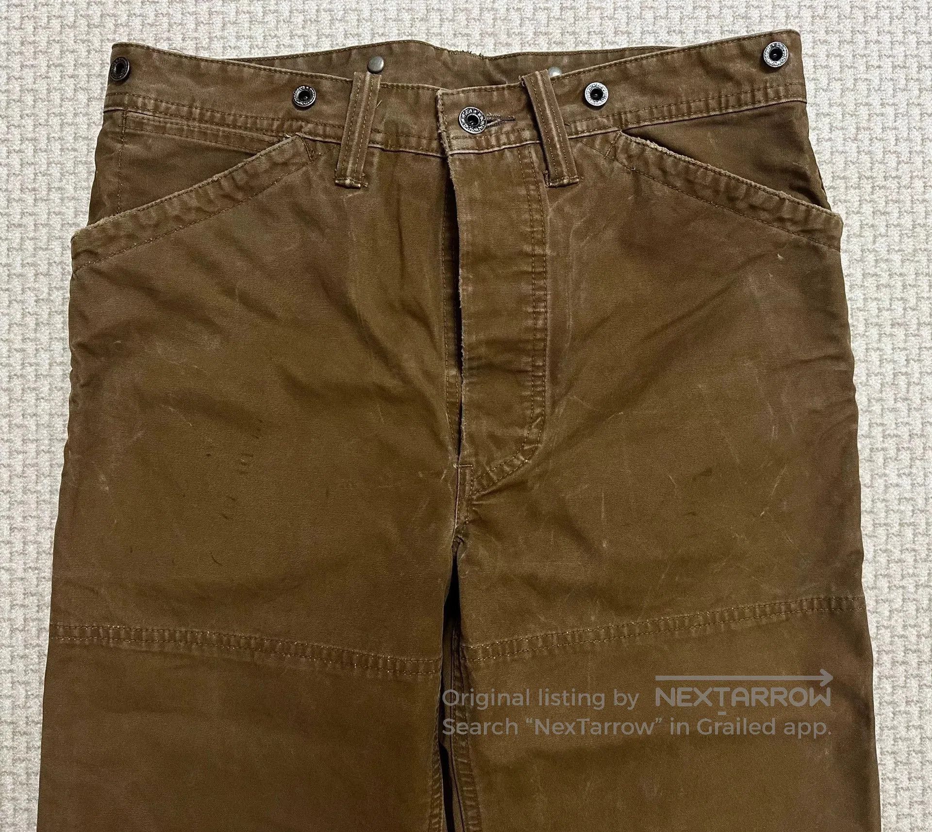 RRL Ralph Lauren RRL Vintage Limited Distressed Work Pants. Size US 30 / EU 46 - 3 Thumbnail