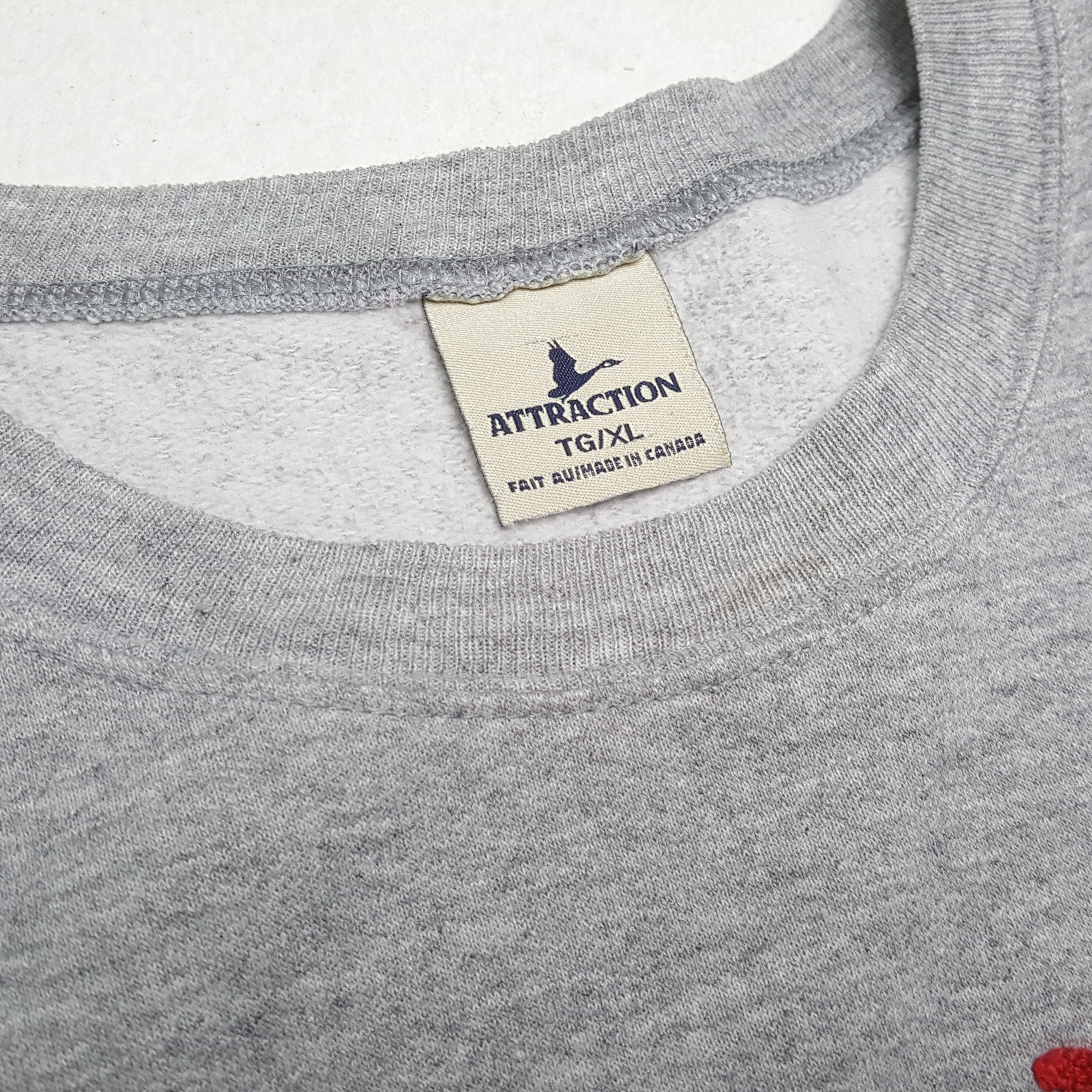 Vintage CANADA Promotion Embroidery Design Style Sweatshirts