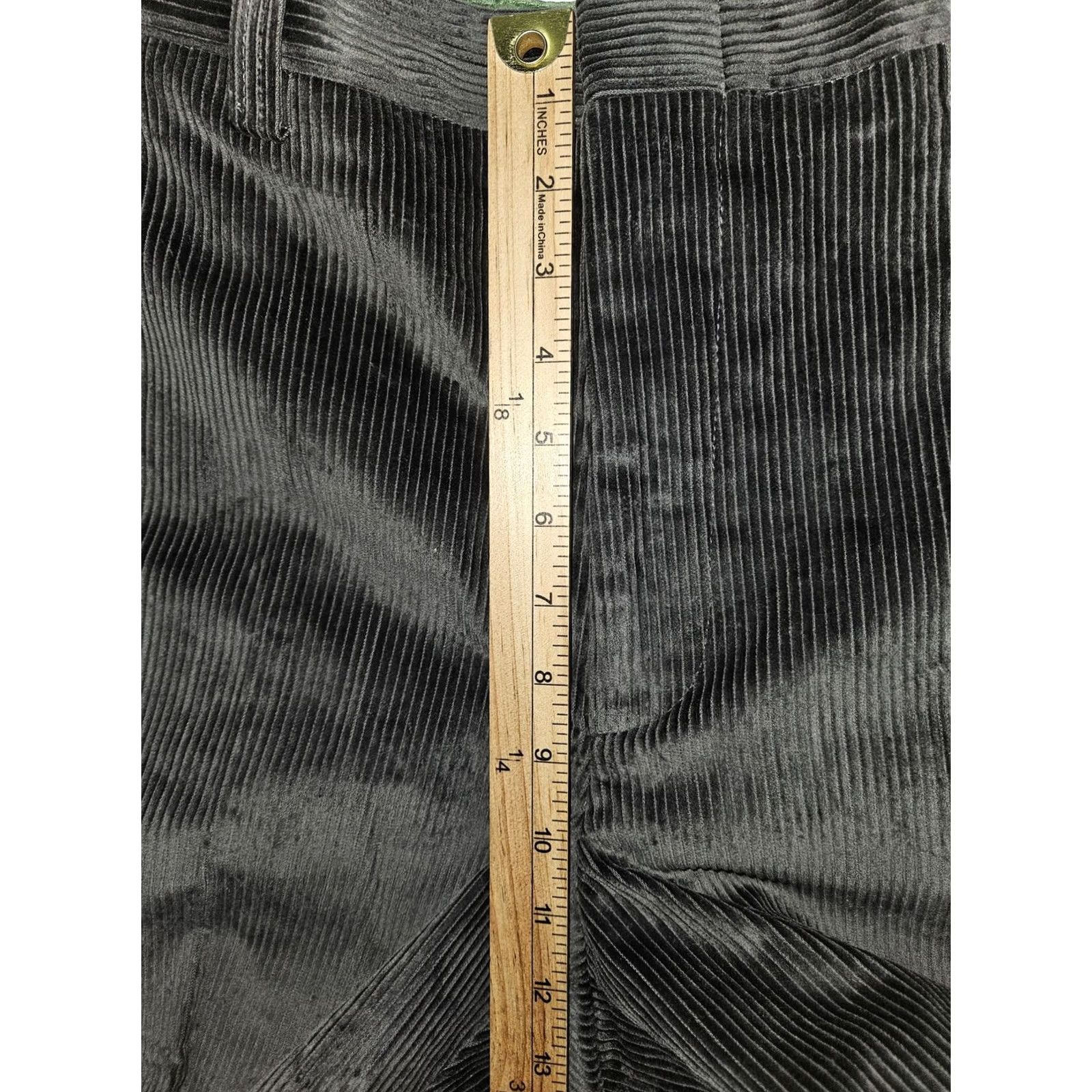 Orvis Orvis Bozmn Cord Pant Mens 40x31 Gray Chino Corduroy Straight Leg Regular Fit Pockets Size US 40 / EU 56 - 5 Thumbnail