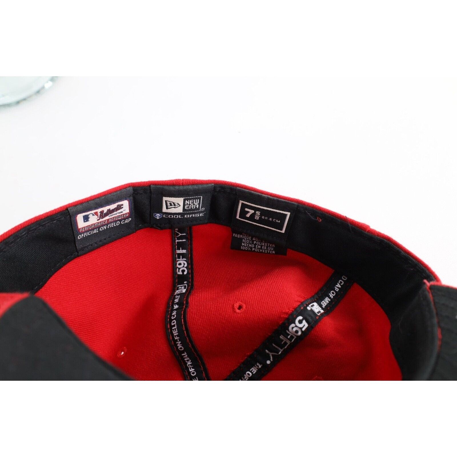 New Era × Vintage Vintage New Era Cleveland Indians Baseball C Fitted Hat Size ONE SIZE - 8 Thumbnail