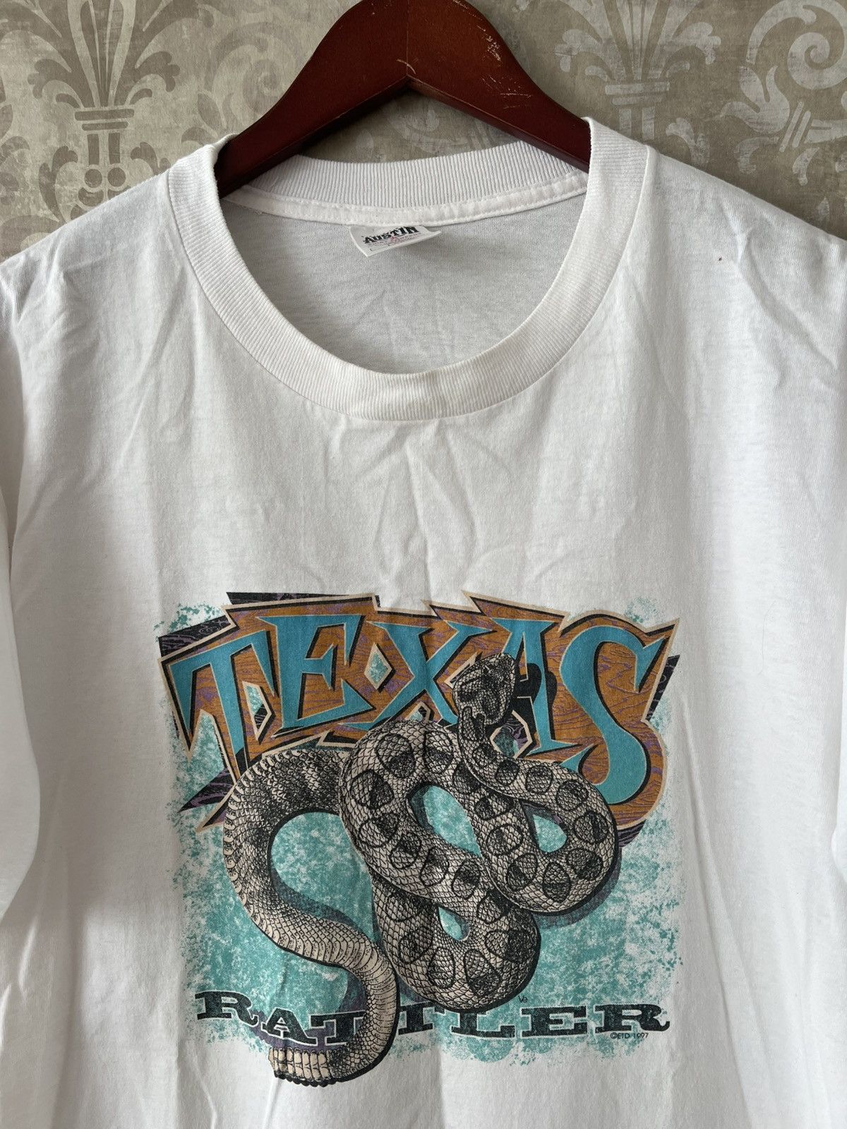 Vintage Vintage 1997 Texas Rattler T-Shirt Tee AUSTIN Size US L / EU 52-54 / 3 - 4 Thumbnail
