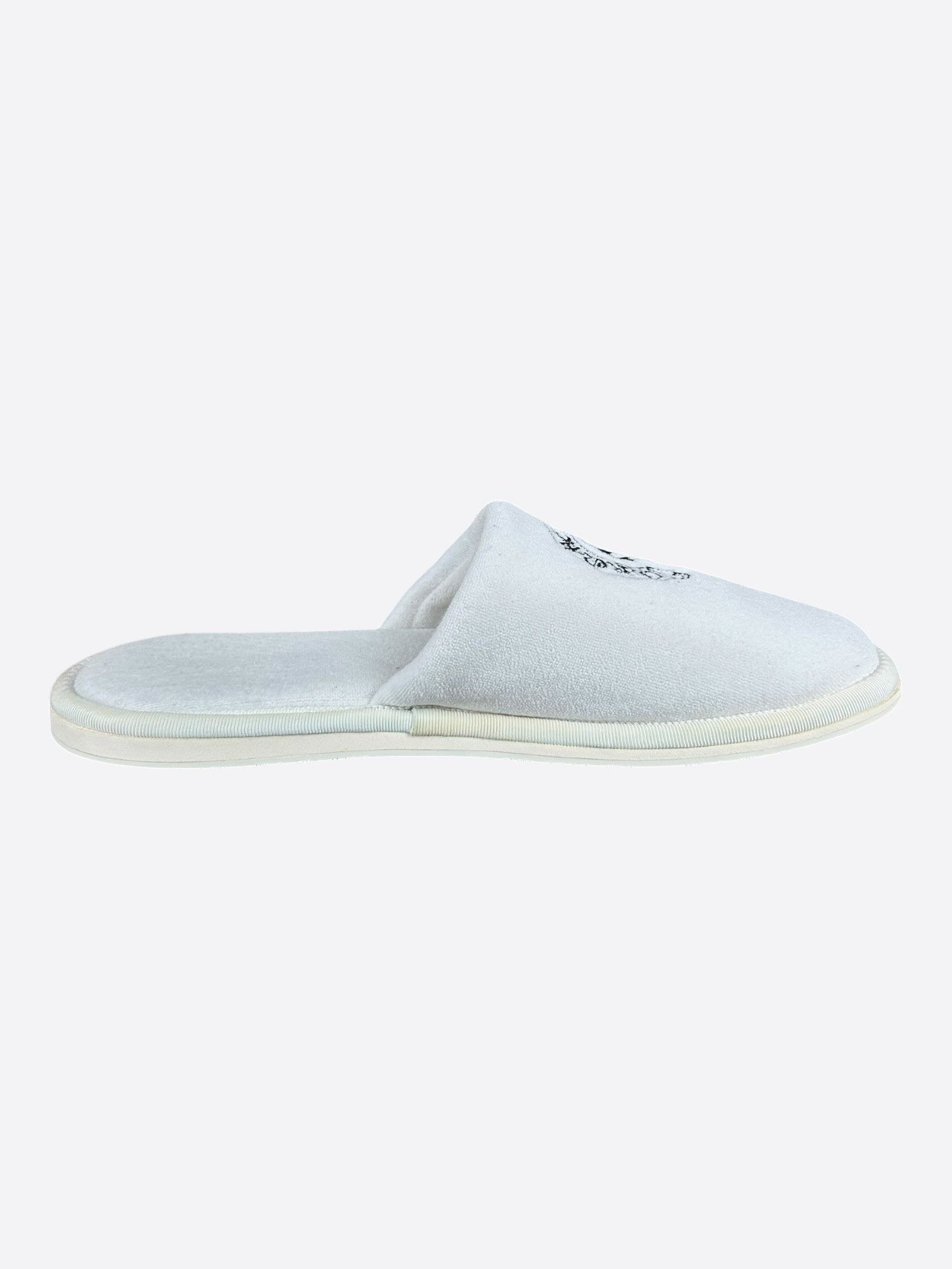 Chrome Hearts Chrome Hearts White & Black Horseshoe Logo Slippers Size US 8 / EU 41 - 8 Thumbnail