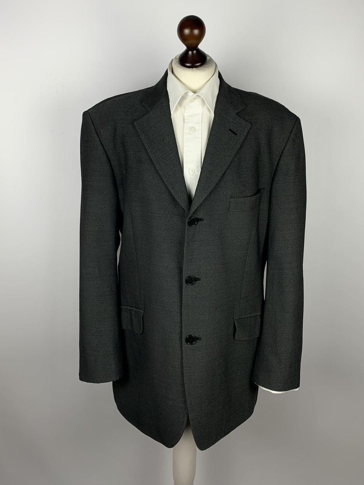 Balmain Vintage Balmain Paris Charcoal Blazer Suit Jacket Men’s 40S Size 40S - 1 Thumbnail