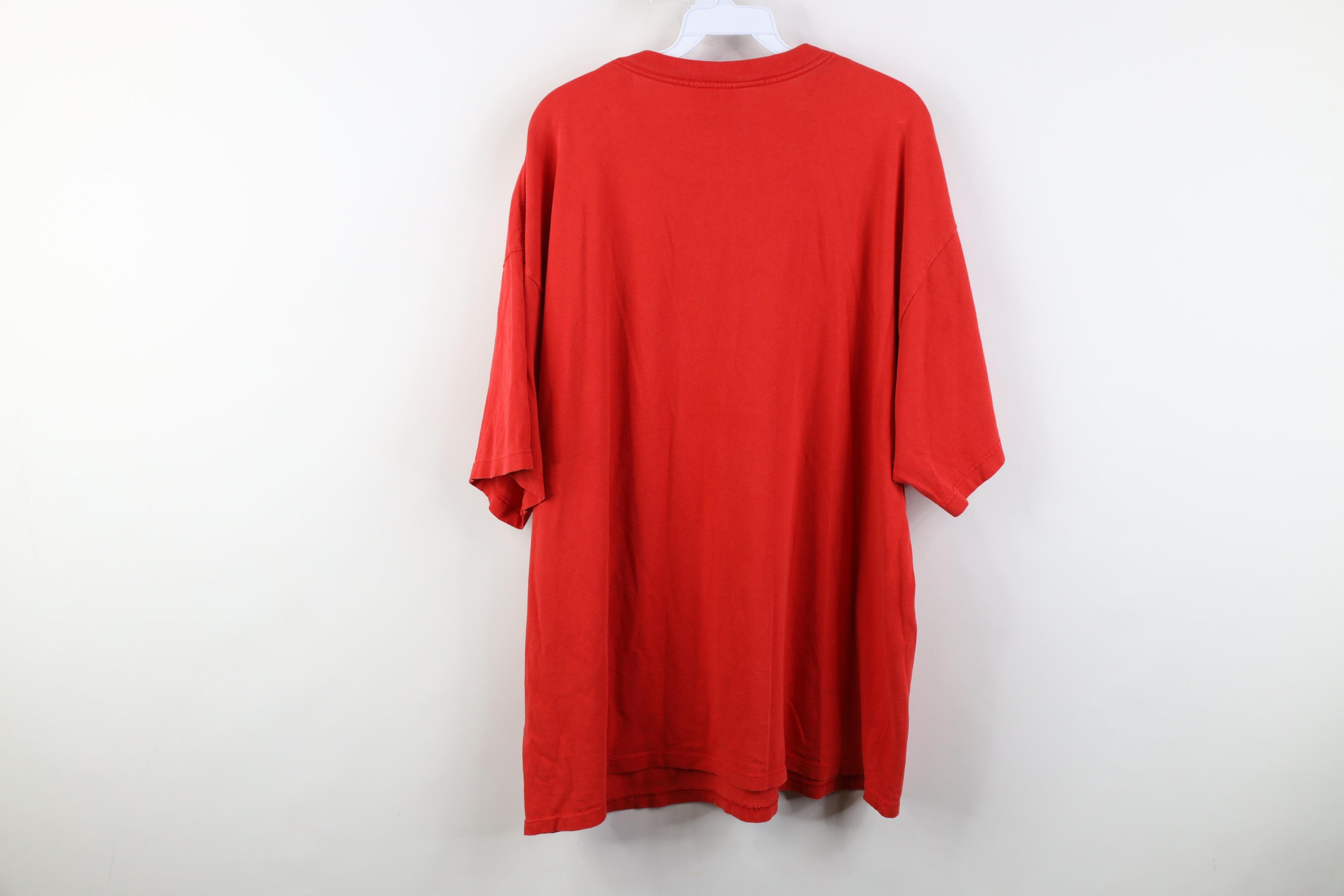 Nike Vintage 90s Nike Spell Short Sleeve T-Shirt Red Cotton USA Size US XL / EU 56 / 4 - 15 Thumbnail