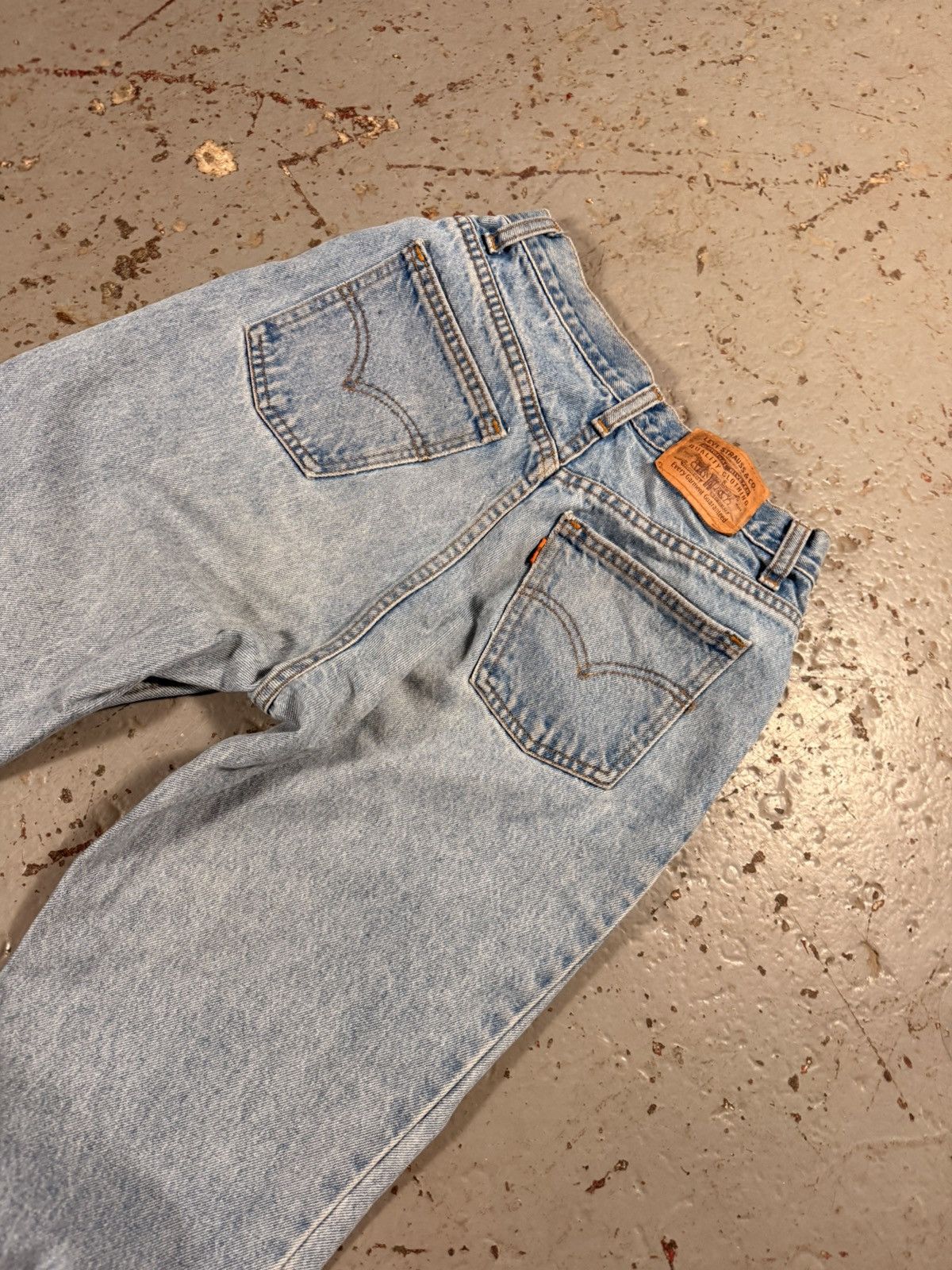 Levi's Vintage Classic Orange Tag Levis Denim Pants Size US 29 - 6 Thumbnail