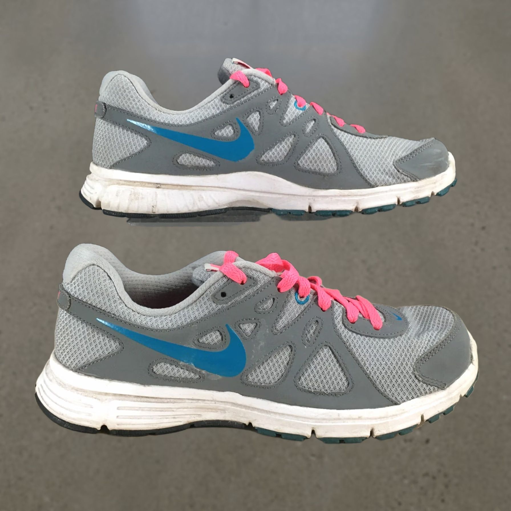 Nike Nike Revolution 2 Running Sneaker Womens 9 Gray Lace Up Low Top 554900-006 Size M / US 6-8 / IT 42-44 - 1 Thumbnail