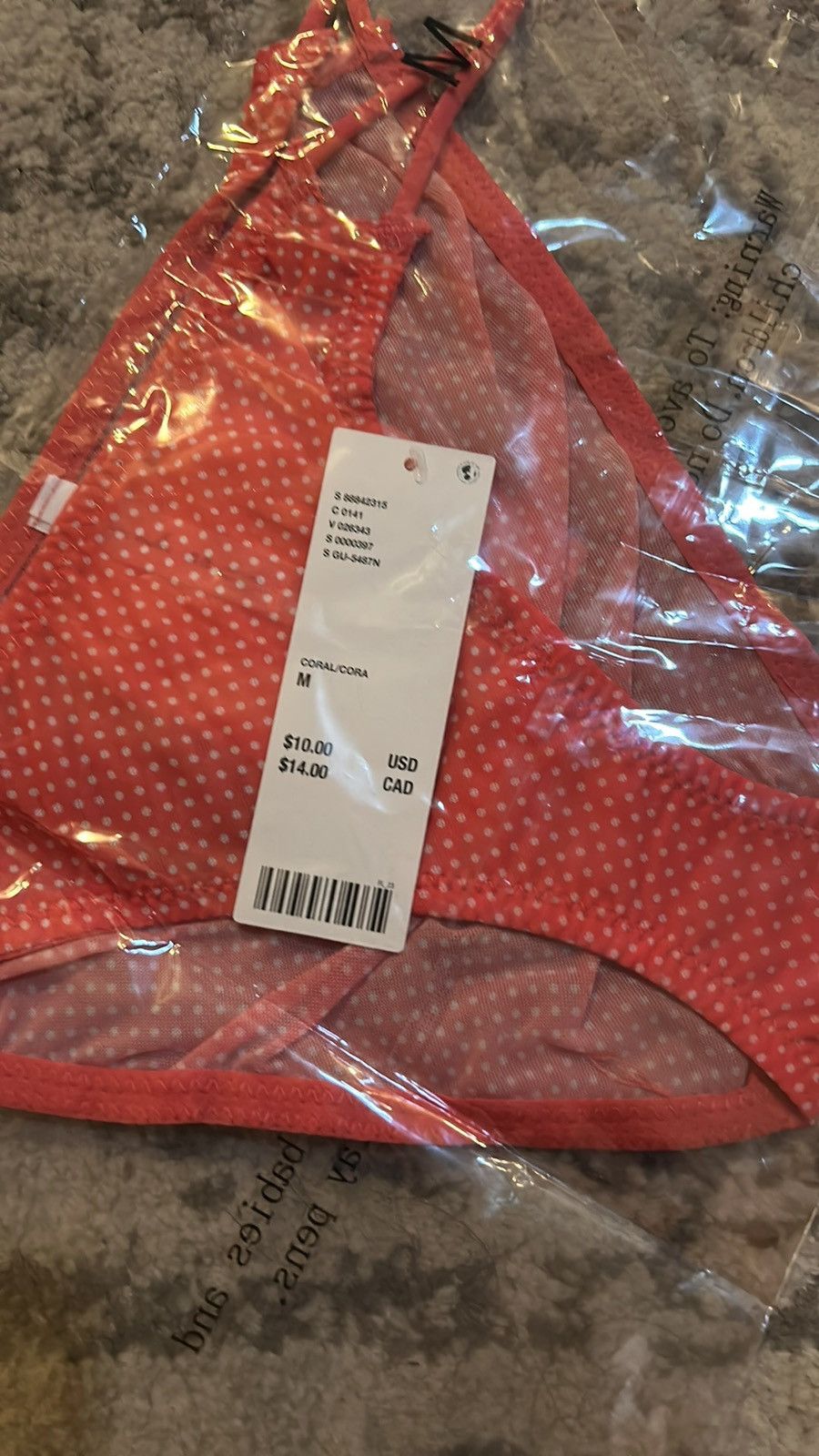 Urban Outfitters Out From Under Soft Mesh Strappy Cheeky Undie size M Size 28" / US 6 / IT 42 - 2 Thumbnail