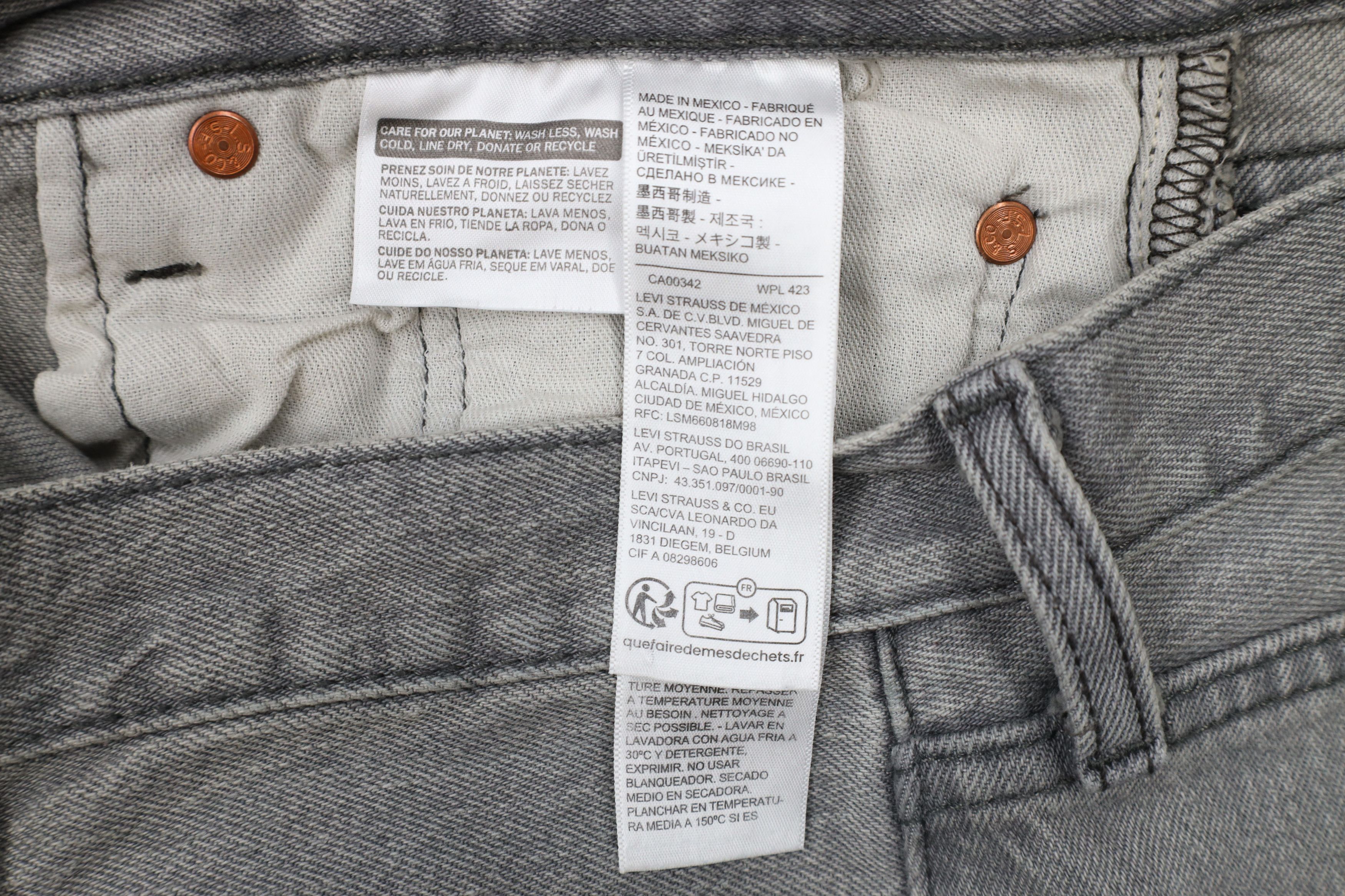 Levi's × Vintage Vintage Y2K Levis 501xx Button Fly Original Fit Jeans Gray Size US 36 / EU 52 - 8 Thumbnail