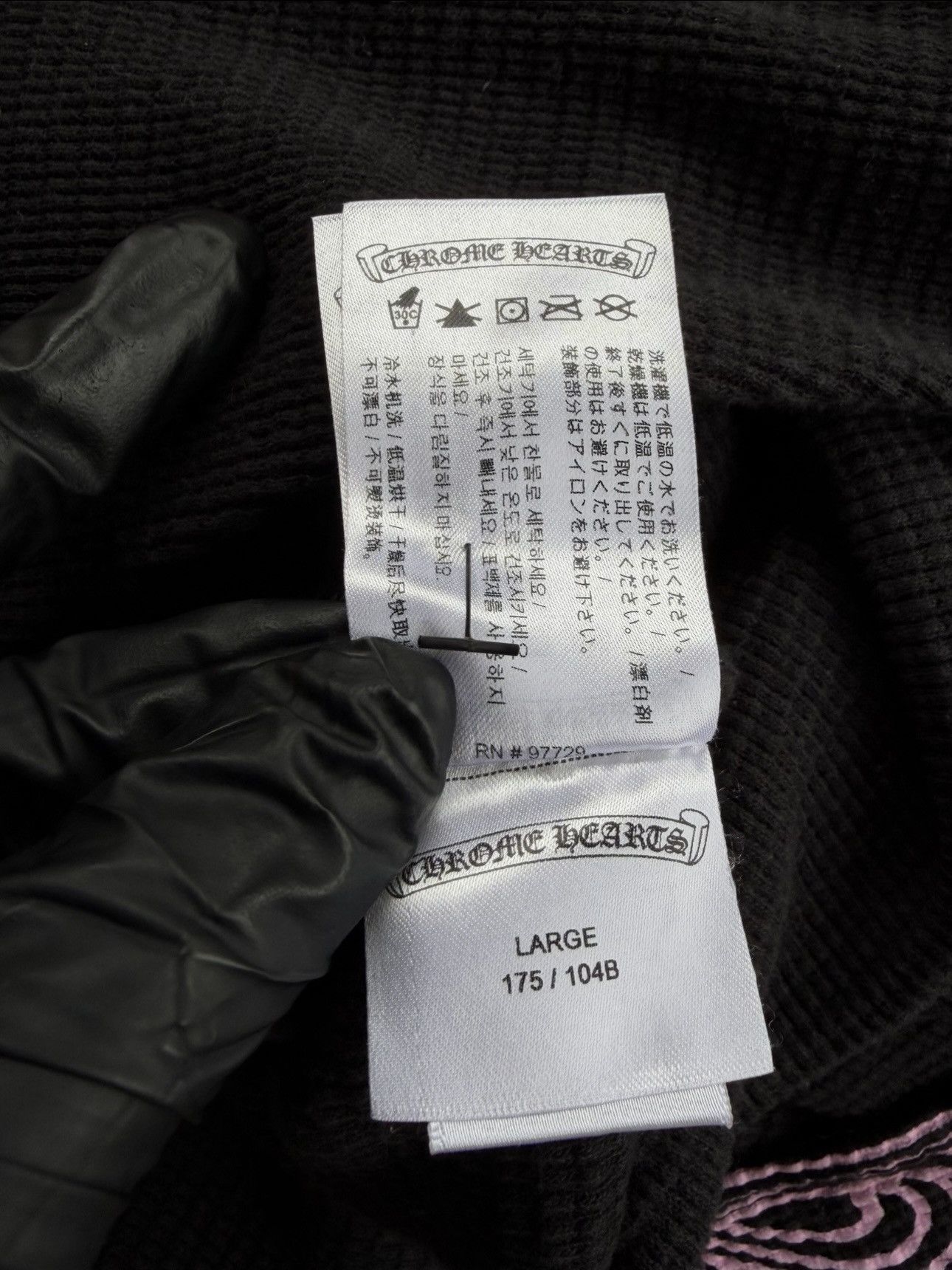 Chrome Hearts Chrome Hearts Matty Boy Black Pink Thermal Size US L / EU 52-54 / 3 - 11 Thumbnail