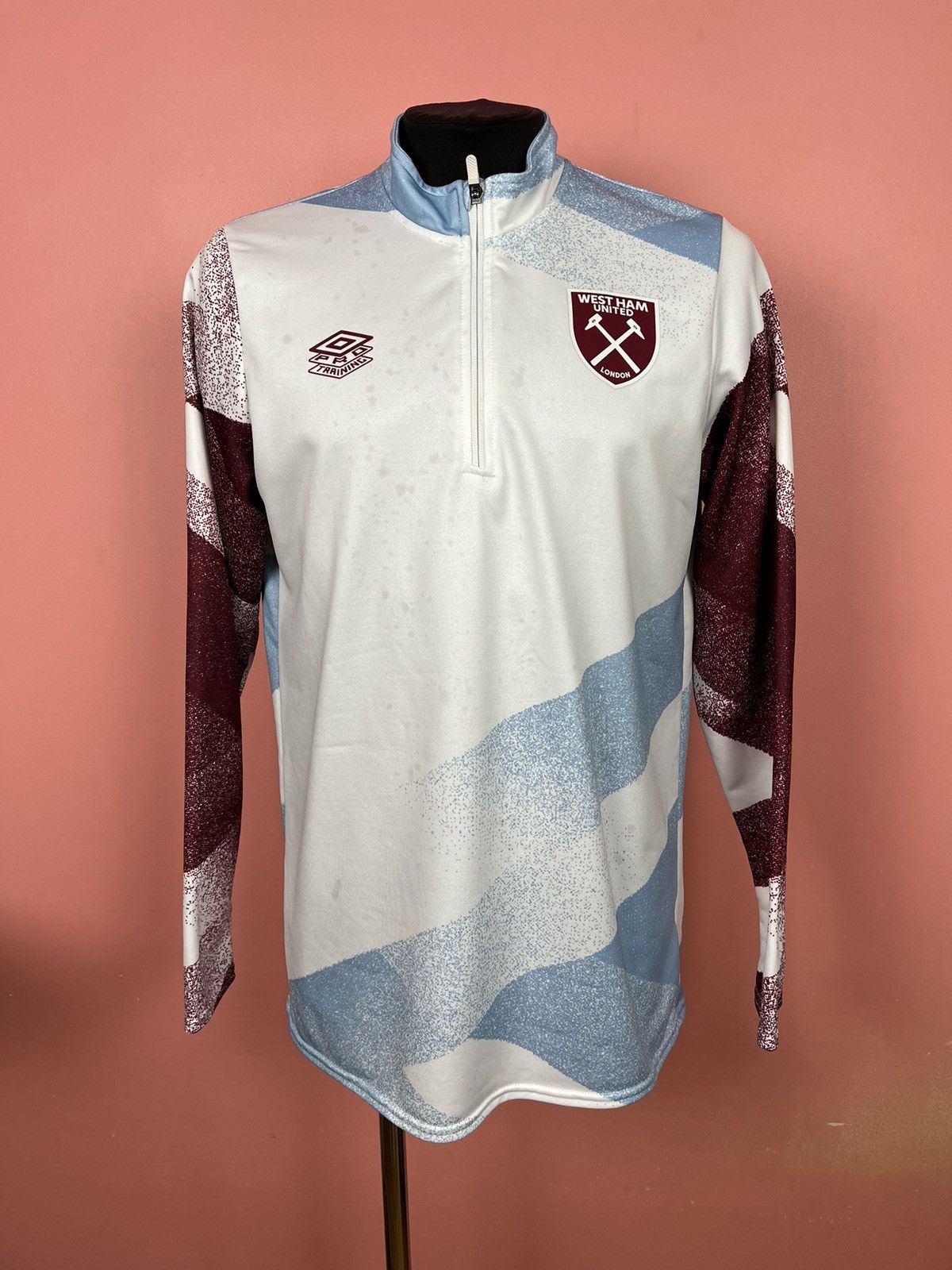 Umbro Umbro west ham united soccer jersey long sleeve 1/3 zip Size US L / EU 52-54 / 3 - 1 Thumbnail