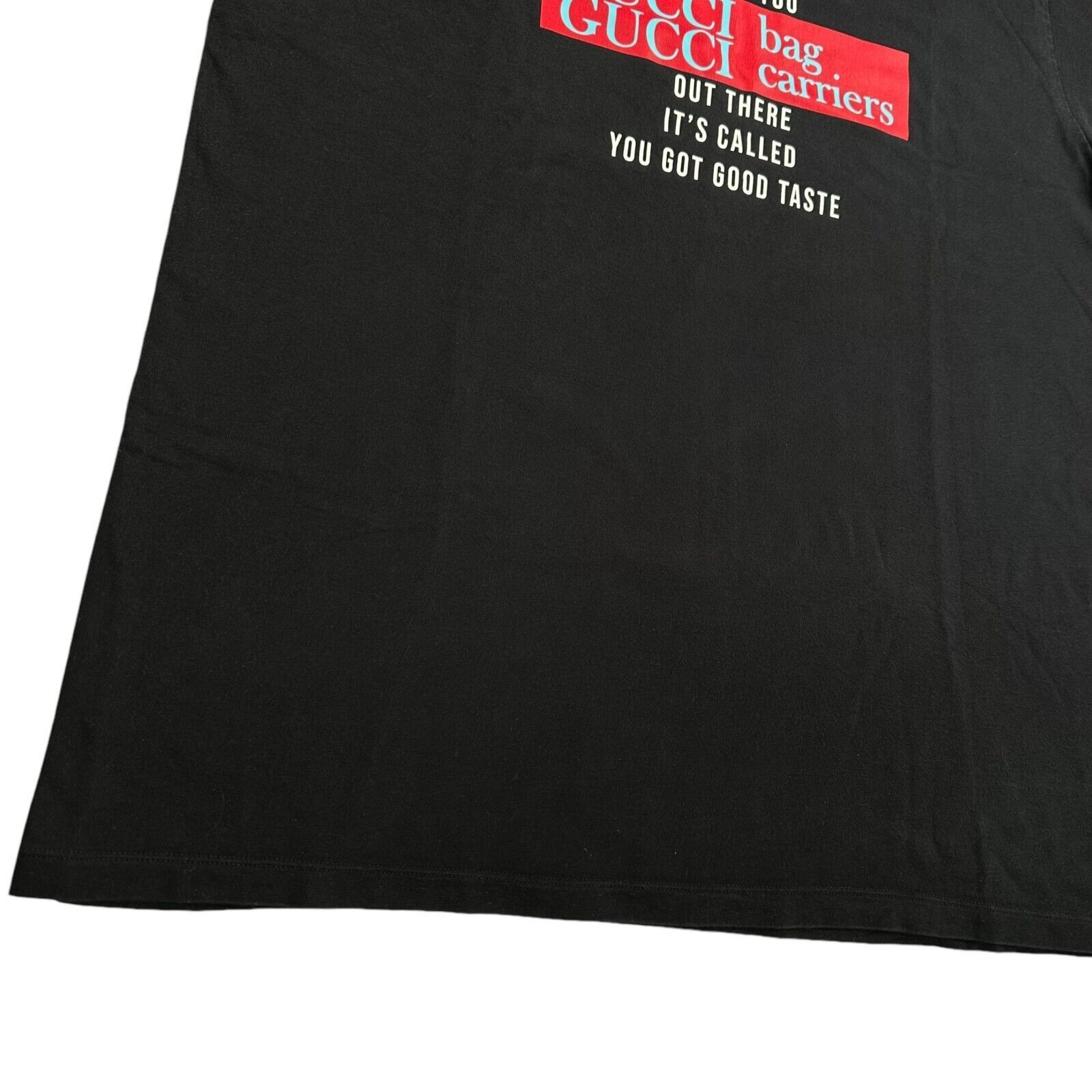 Gucci Gucci T-Shirt Size L Black Gucci Bag Carriers Graphic Print Size US L / EU 52-54 / 3 - 7 Thumbnail