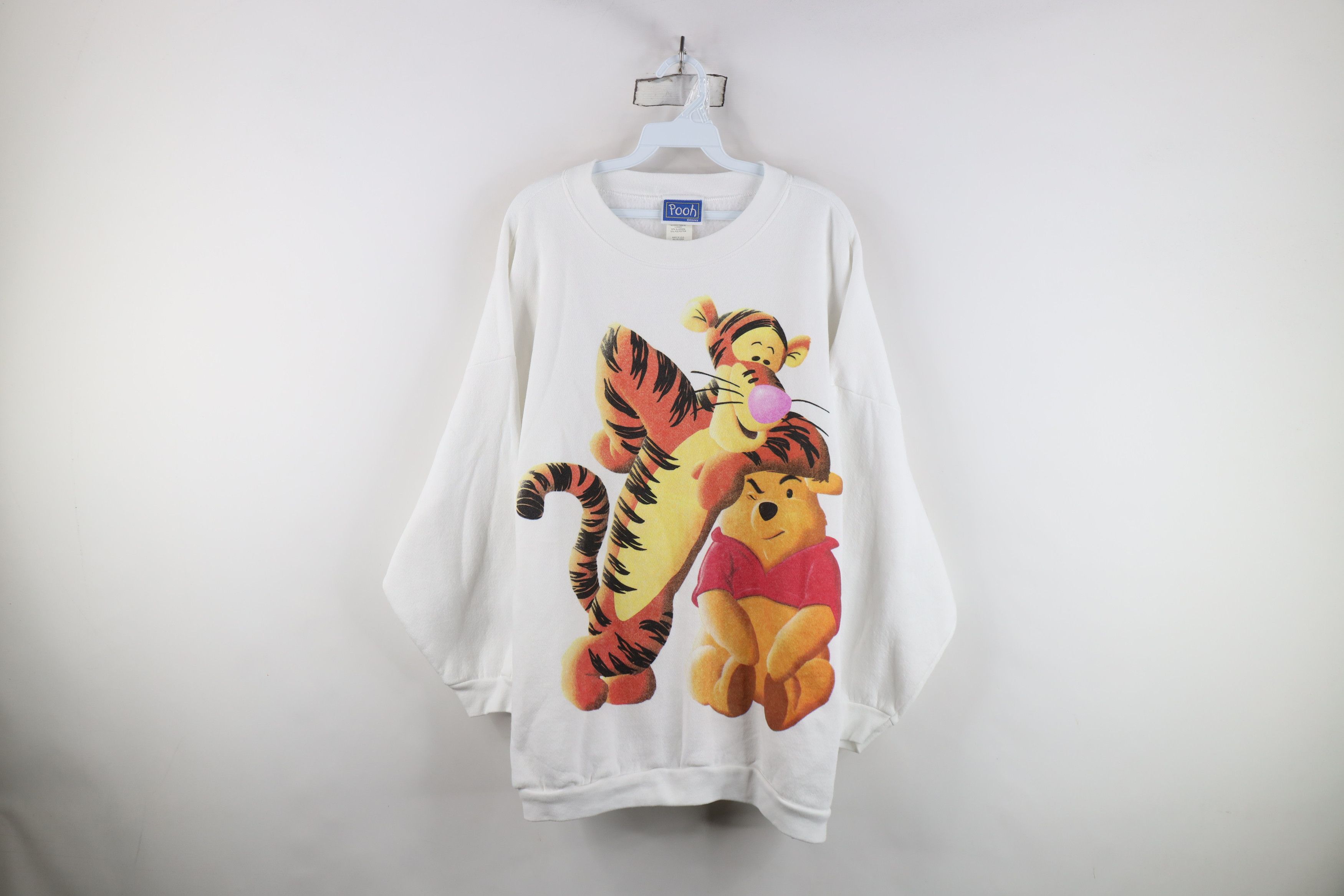 Disney Vintage 90s Disney Winnie the Pooh Tigger Sweatshirt USA Size US XXL / EU 58 / 5 - 1 Thumbnail