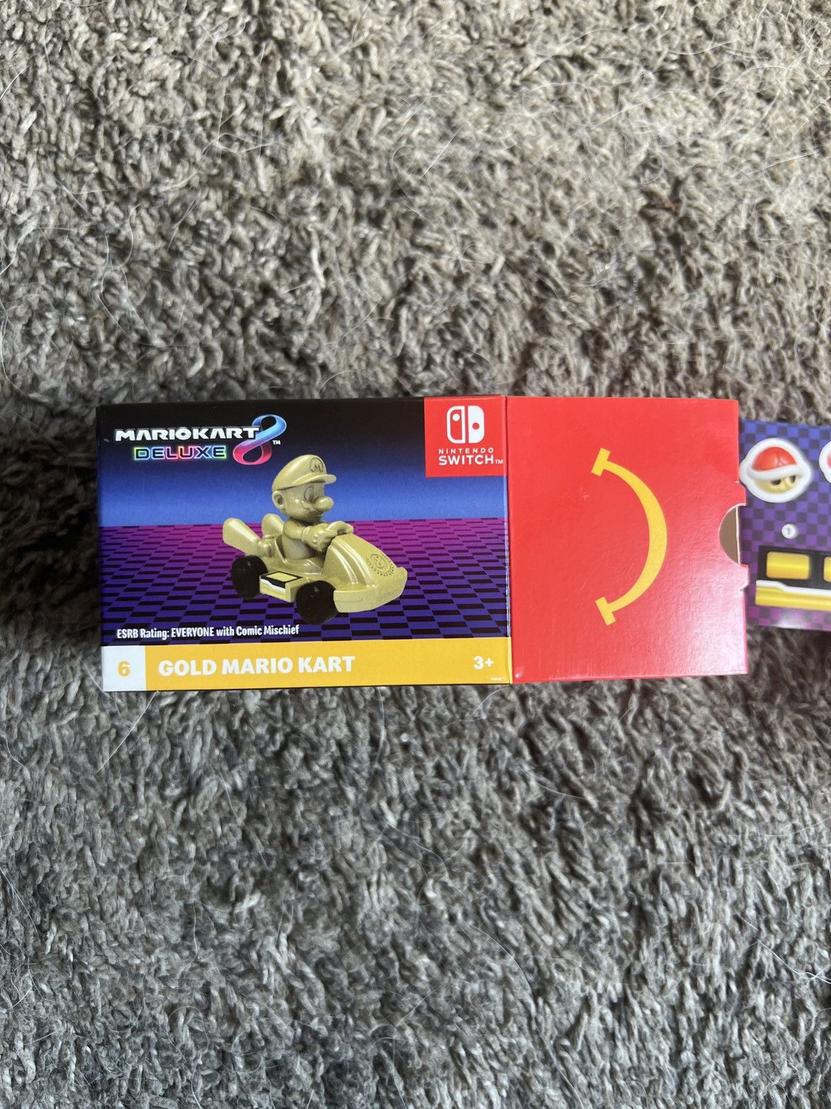 Nintendo 2024 McDonald’s Nintendo Mario Kart 8 Deluxe Gold Mario Kart Size ONE SIZE - 8 Thumbnail