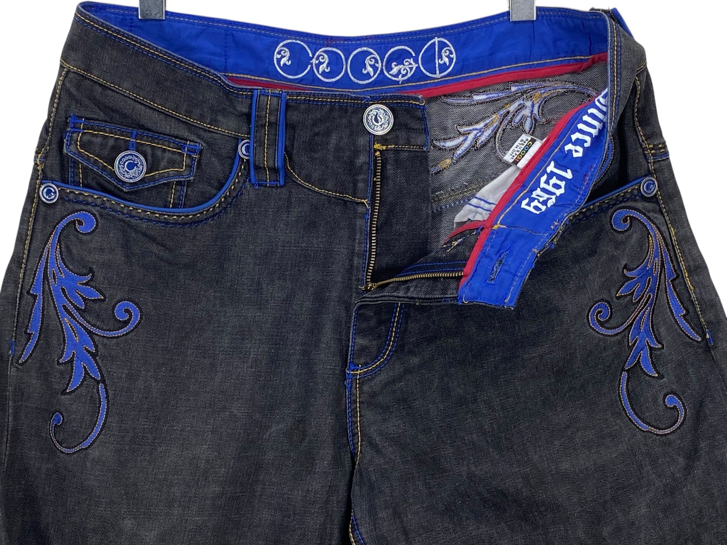 Coogi Coogi Denim Hip Hop Skateboards Baggy Pants Size US 35 - 7 Thumbnail
